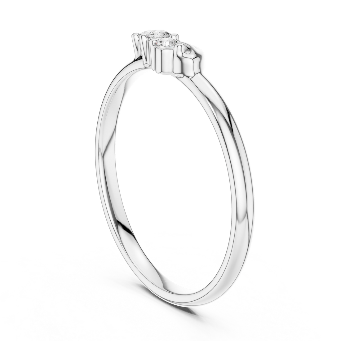 Classic wedding band with smooth polished gold finish.