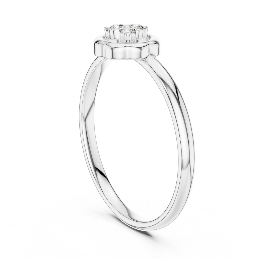 Elegant diamond pendant necklace with smooth gold chain.