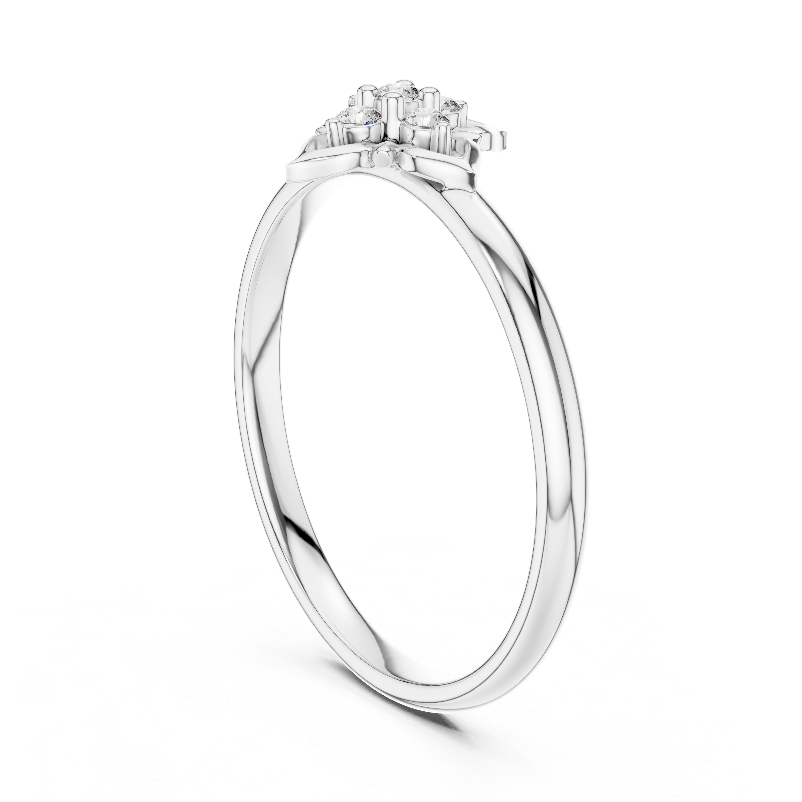 Elegant bangle bracelet with glossy polished finish.