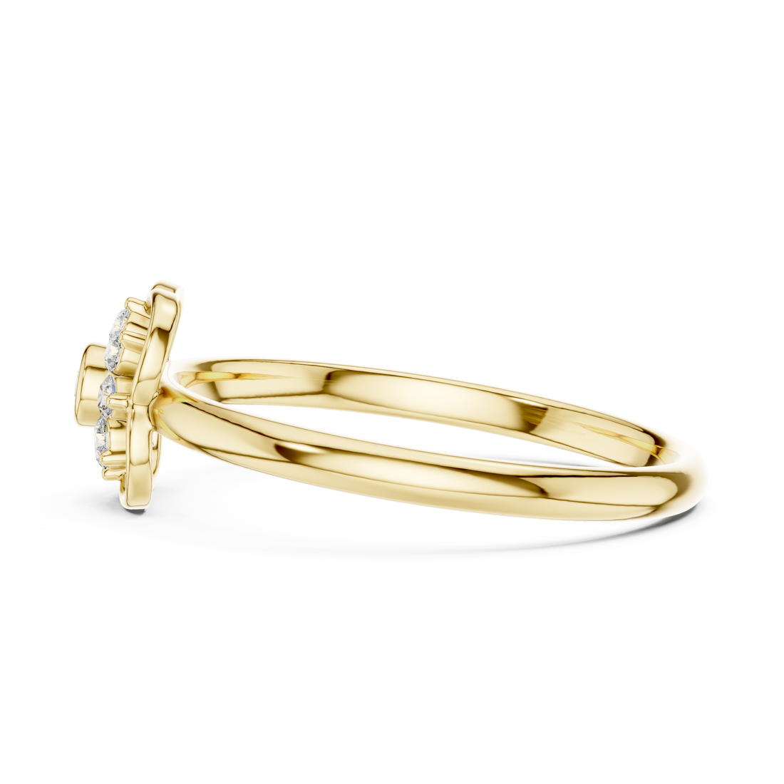 Adjustable toe ring with slim polished band.