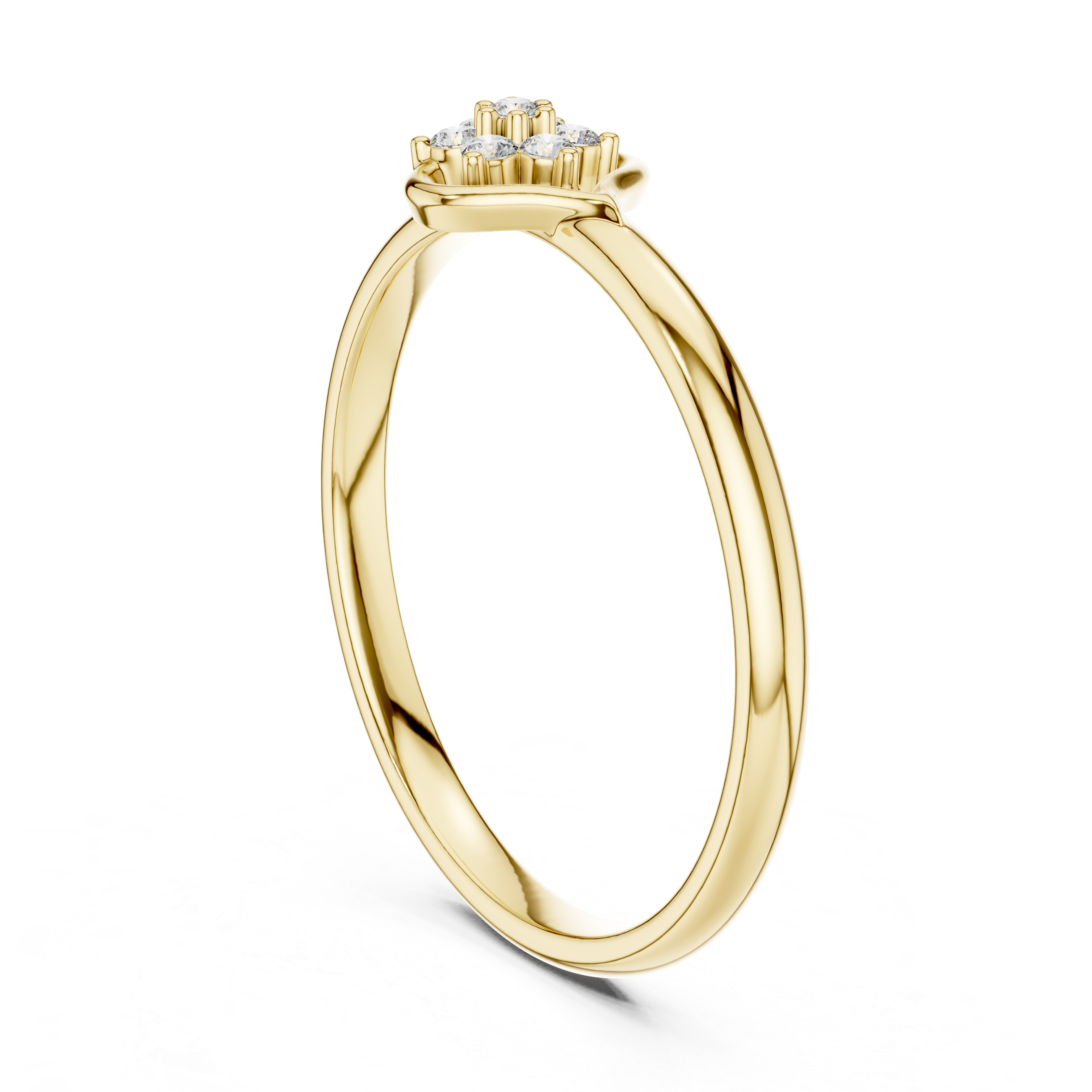 Adjustable open band ring with sleek finish.