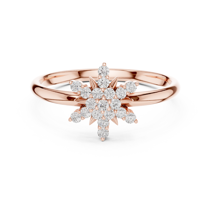 Anniversary ring with sparkling gemstone accents.