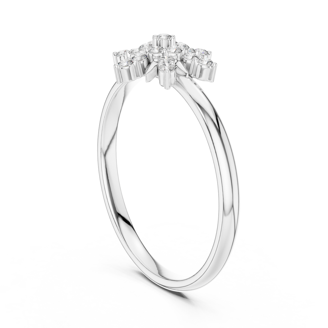 Pearl stud earrings with classic polished look.
