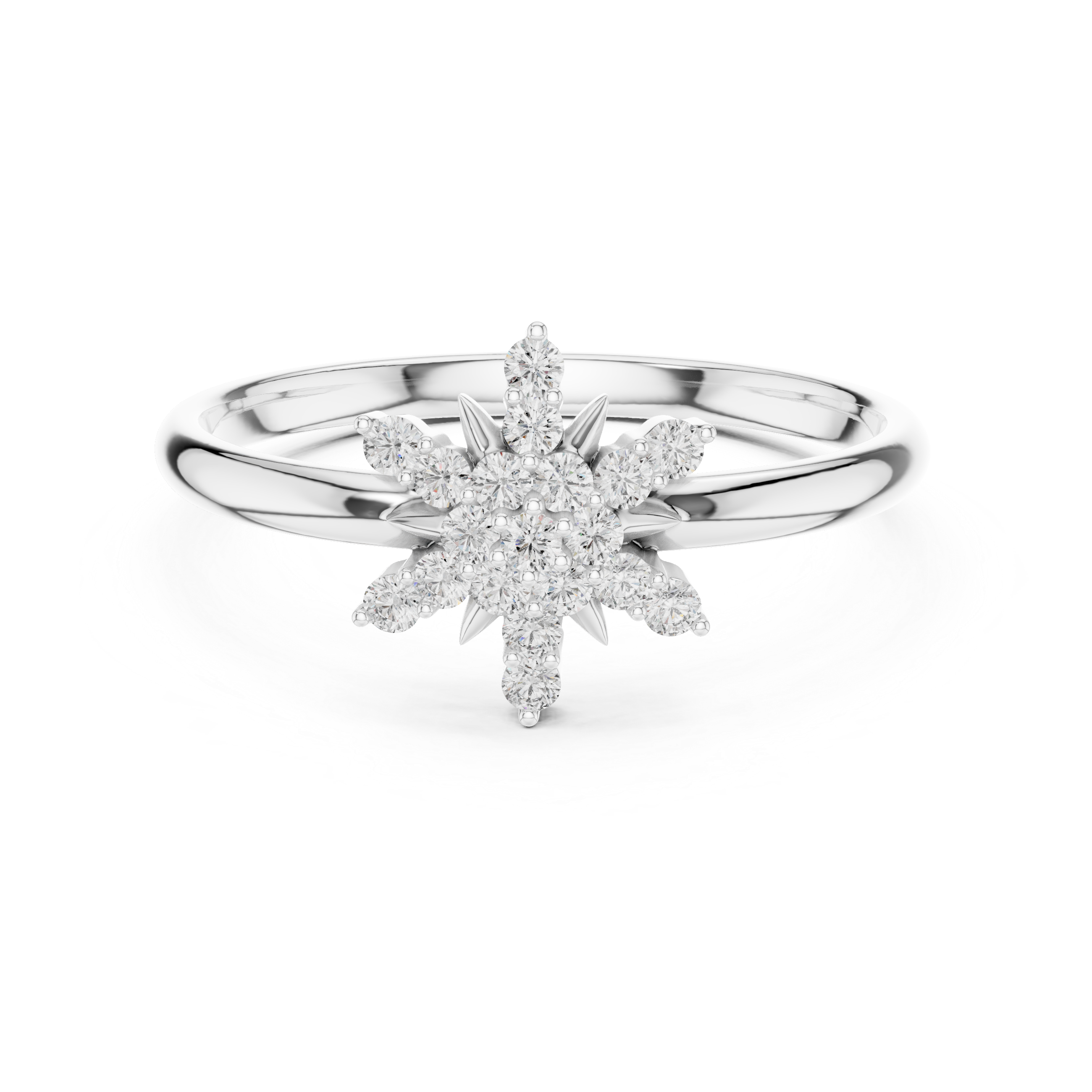 Classic diamond stud earrings with timeless shine.