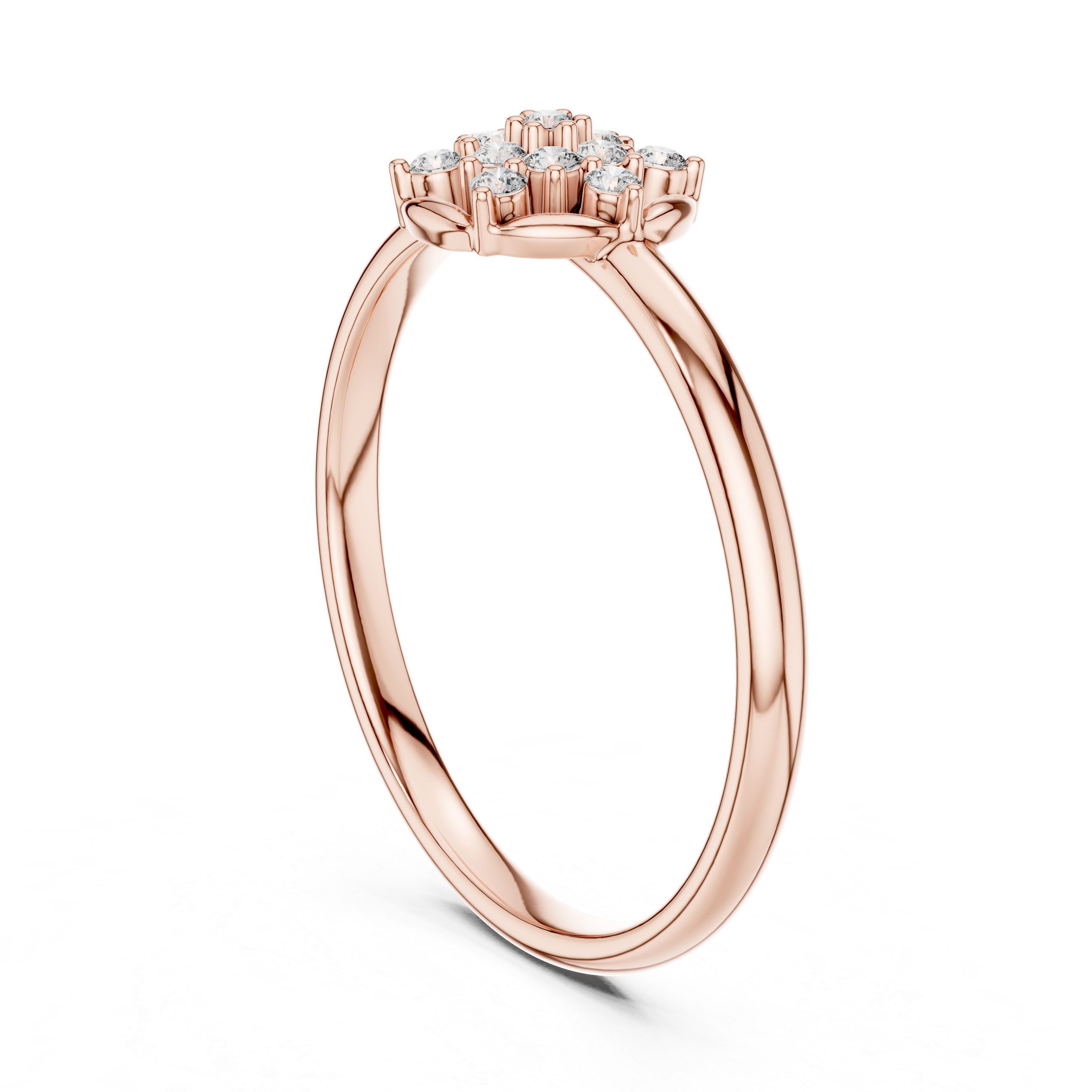 Glossy gold bangle with sleek modern polish.