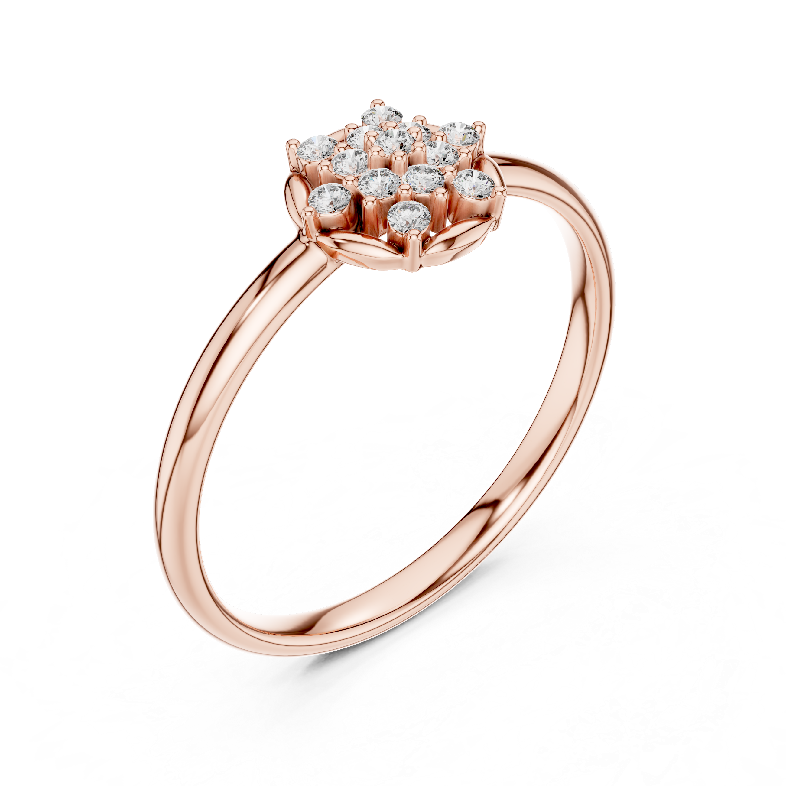 Diamond bangle with shimmering stone detailing.