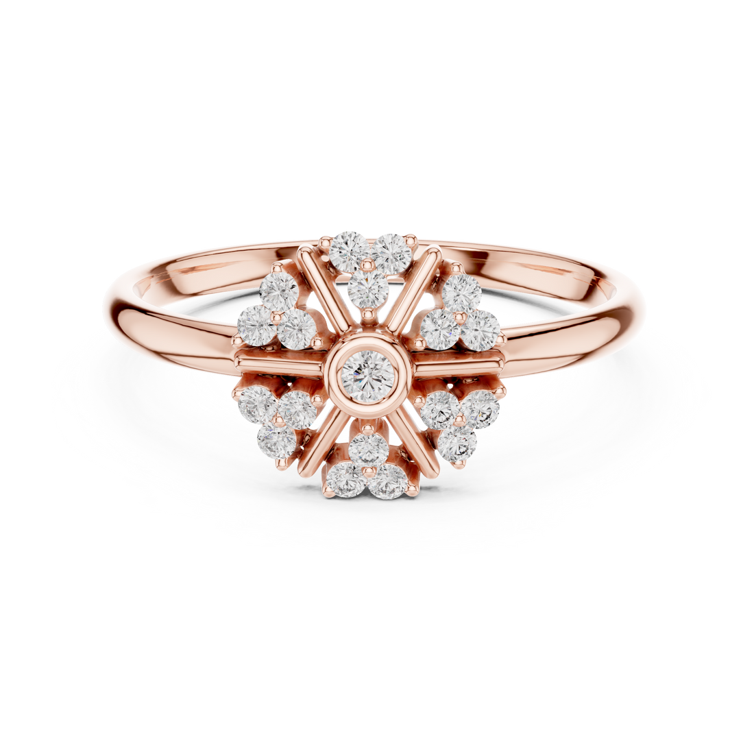 Adjustable toe ring with slim metal band.