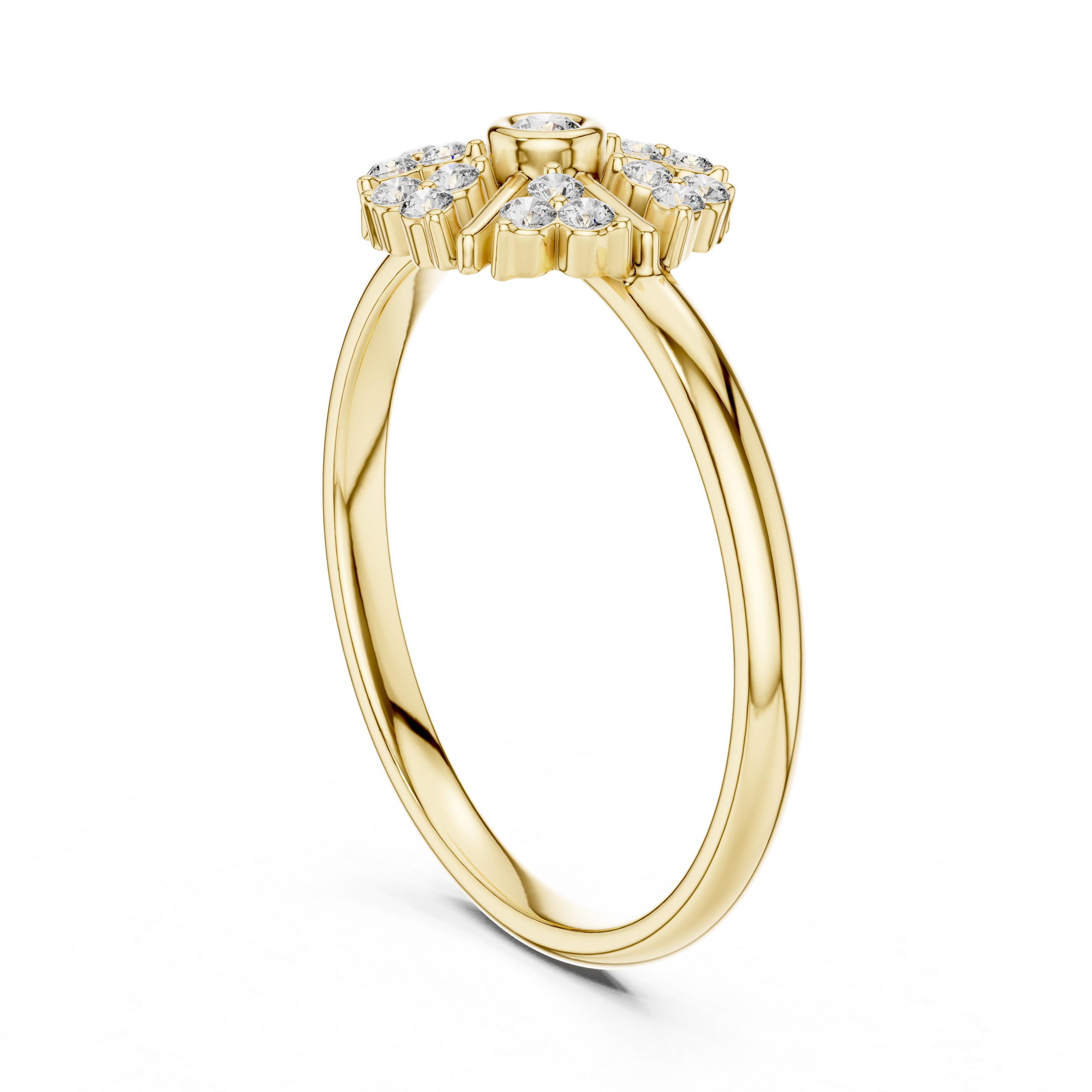 Gold hoop earrings with polished rounded finish.