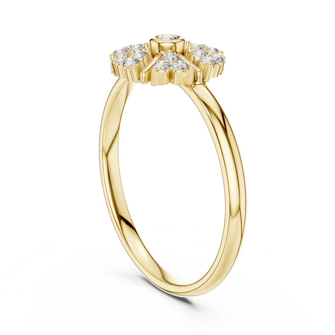 Gold hoop earrings with polished rounded finish.