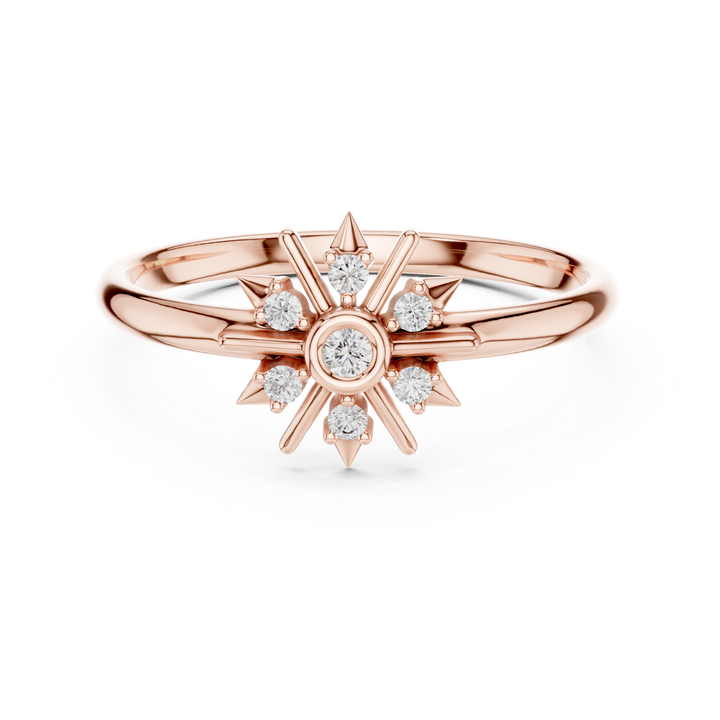 Diamond jewellery set with coordinated sparkle finish.