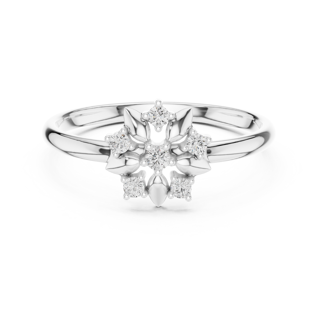 Modern princess-cut engagement ring in smooth yellow gold band.