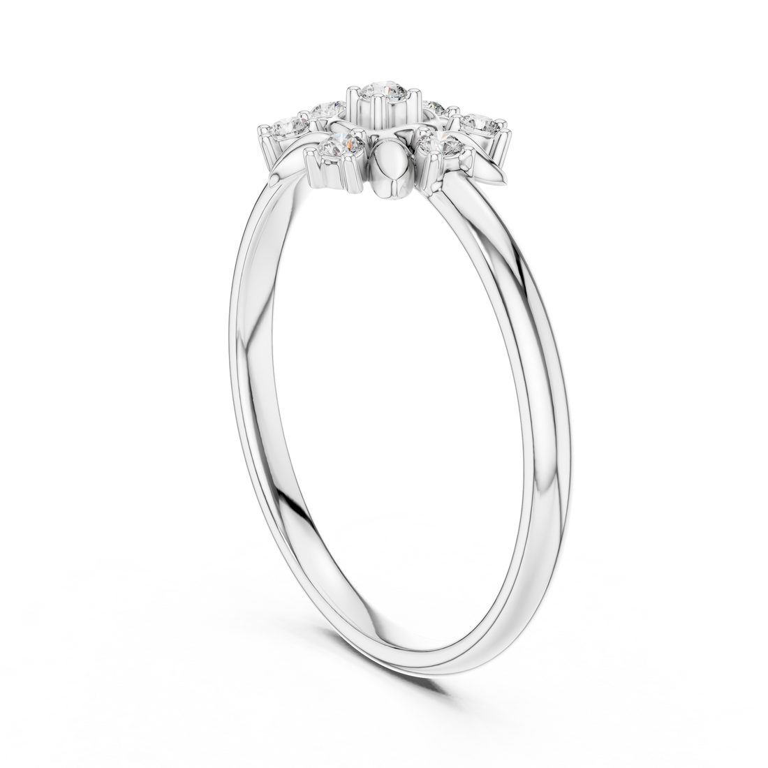 Small gold hoop earrings with subtle diamond details.