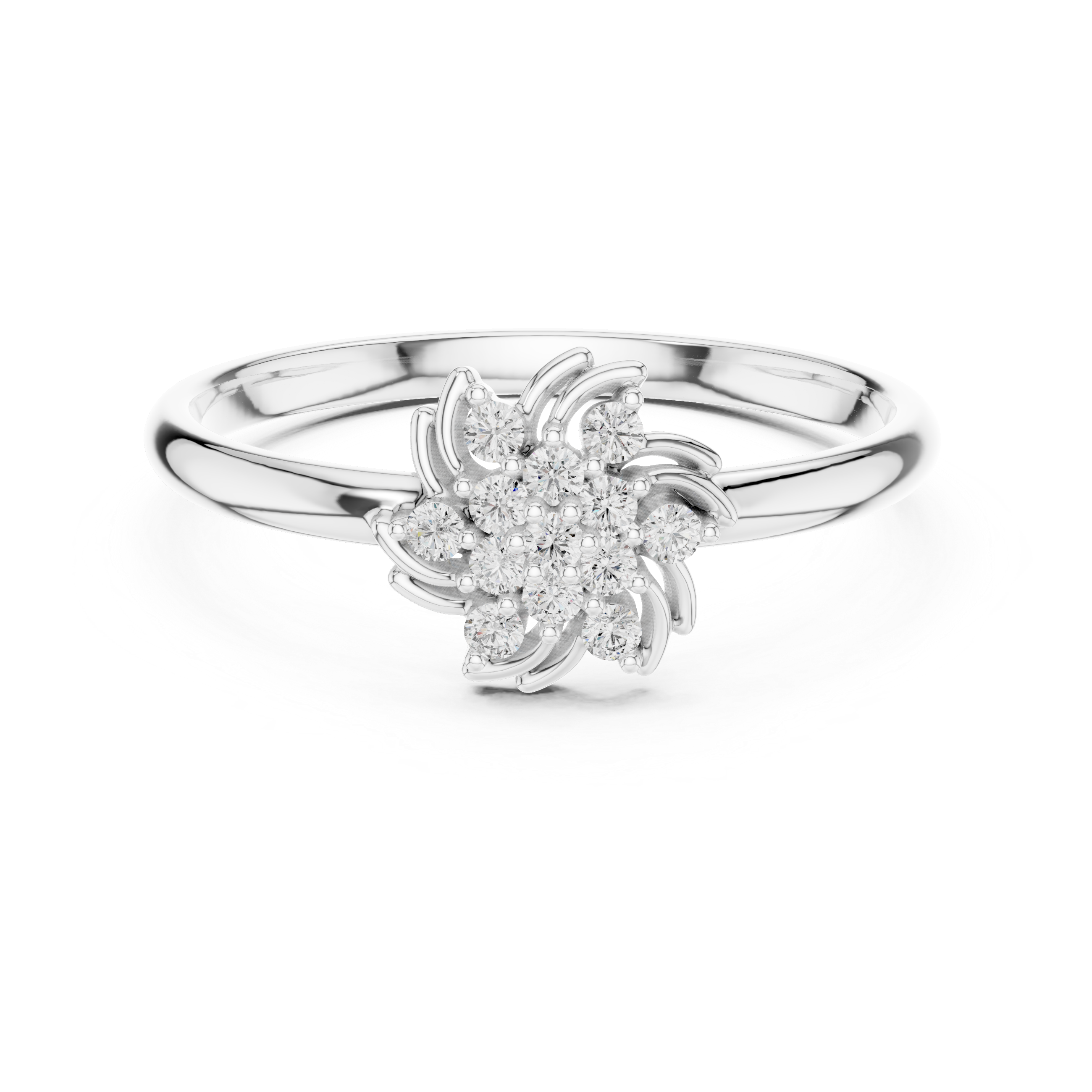 Adjustable toe ring with slim metal band.