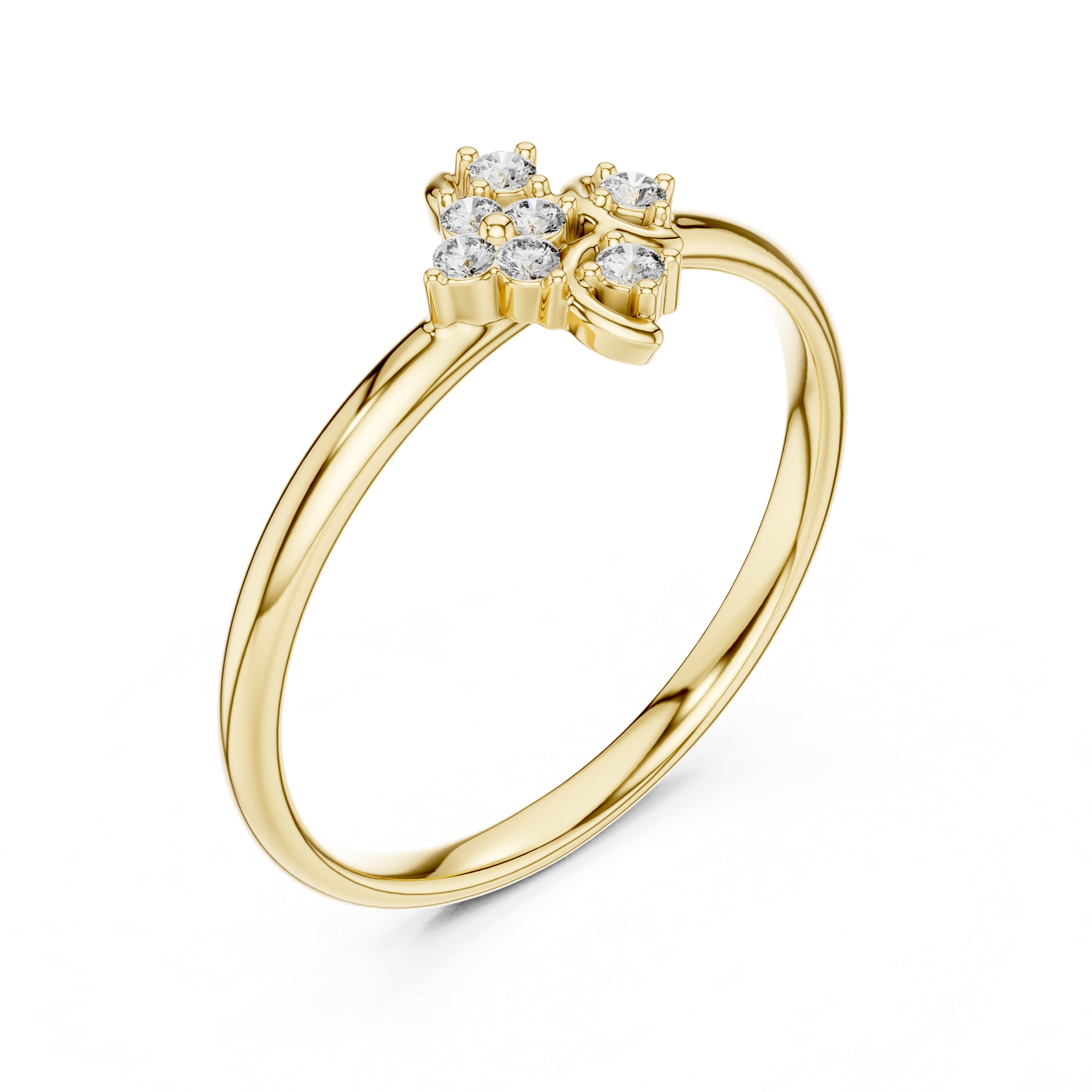 Anniversary ring with sparkling gemstone detail.