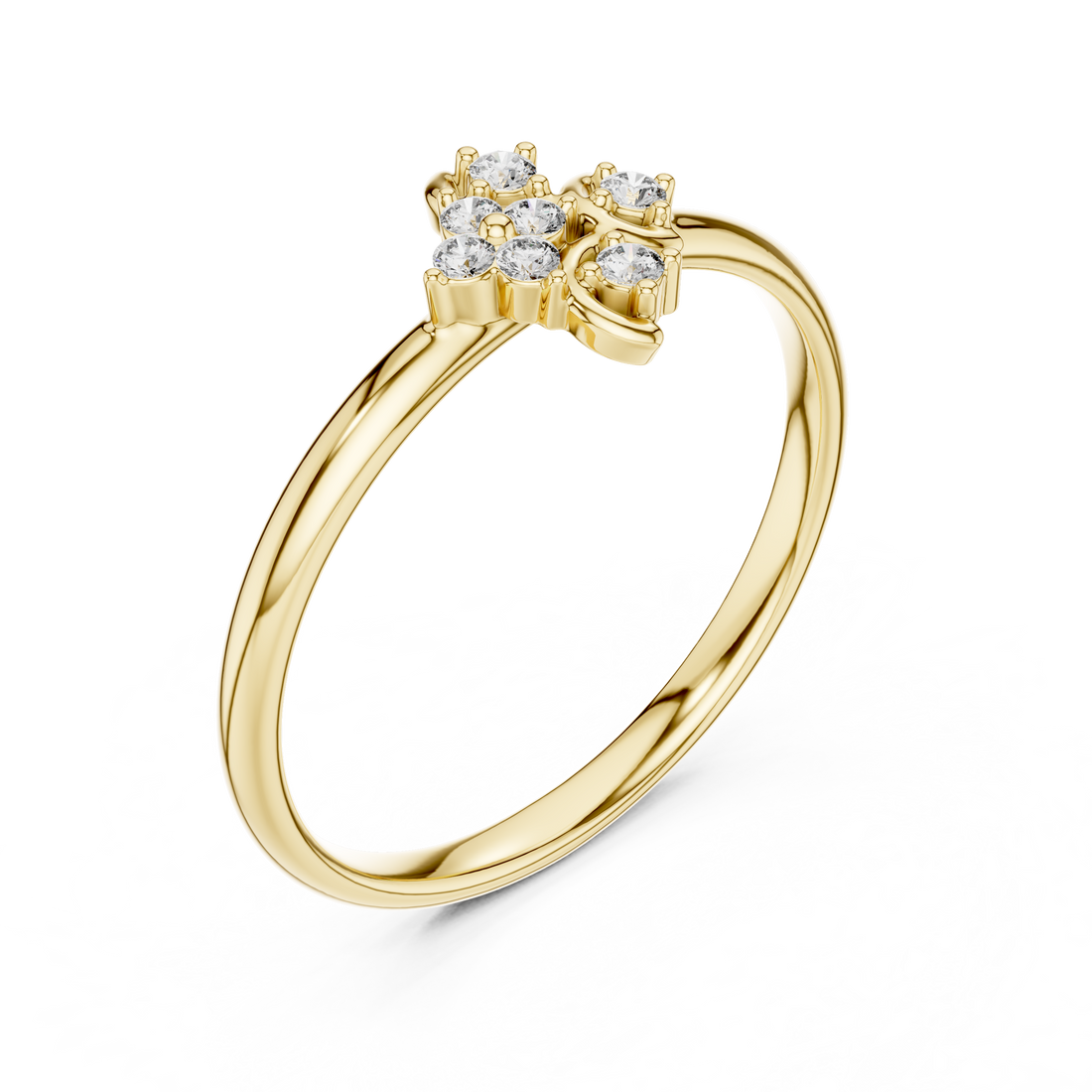 Anniversary ring with sparkling gemstone detail.