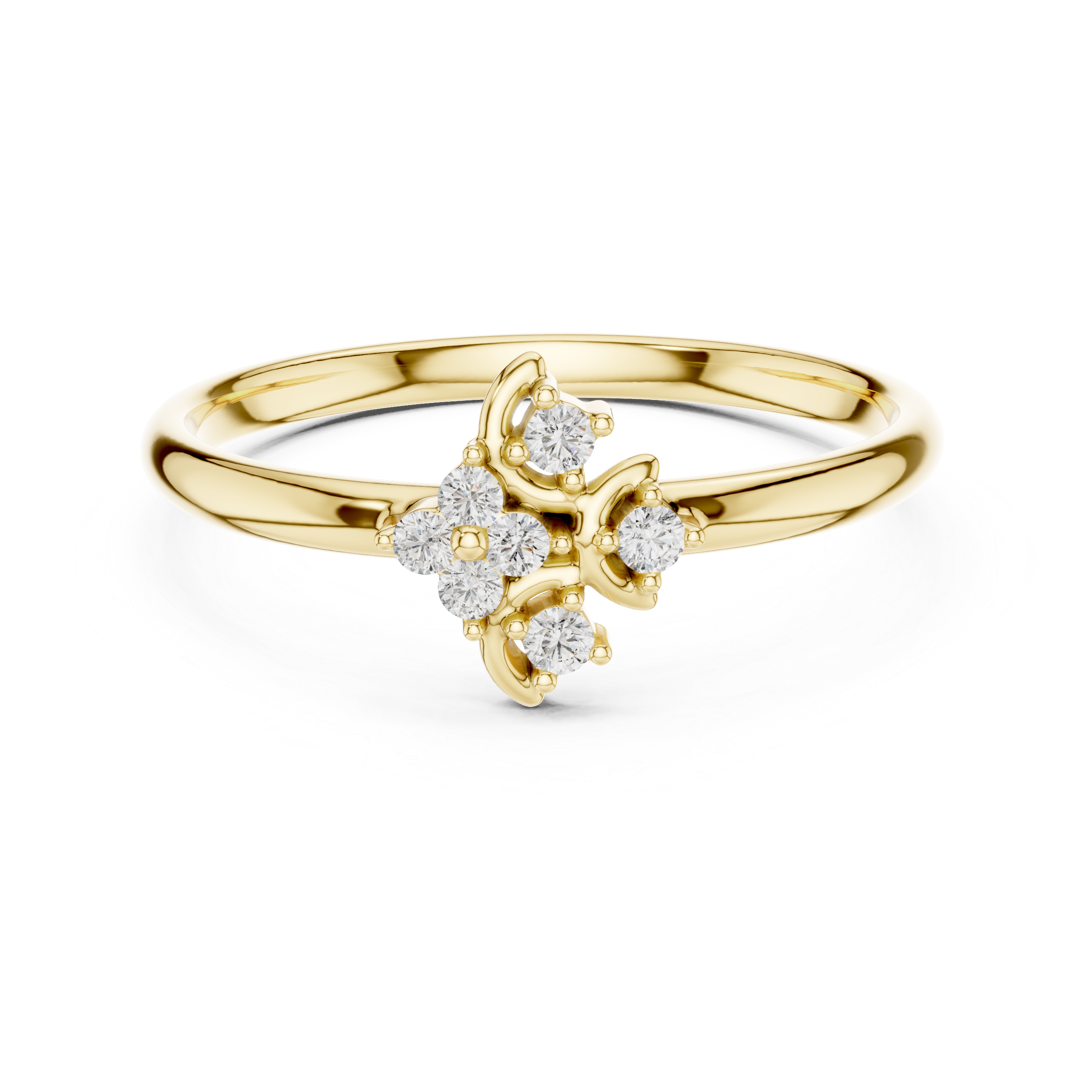 Celebration ring with colorful decorative stones.