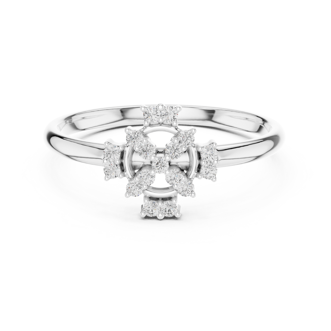 Bridal choker necklace with detailed decorative finish.