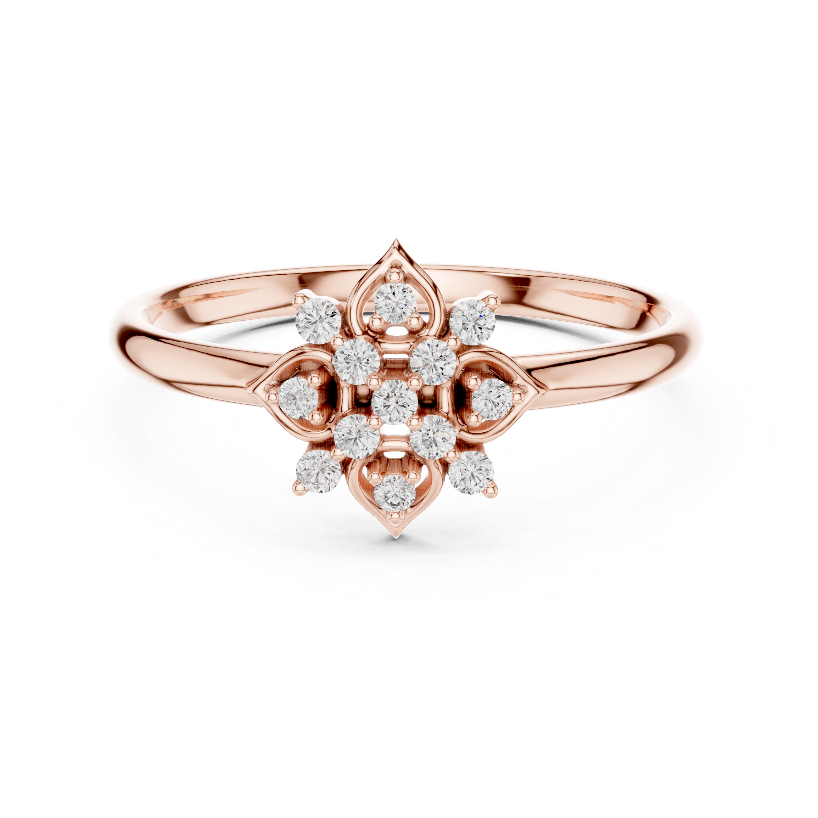 Elegant lab-grown diamond solitaire ring in polished white gold band.