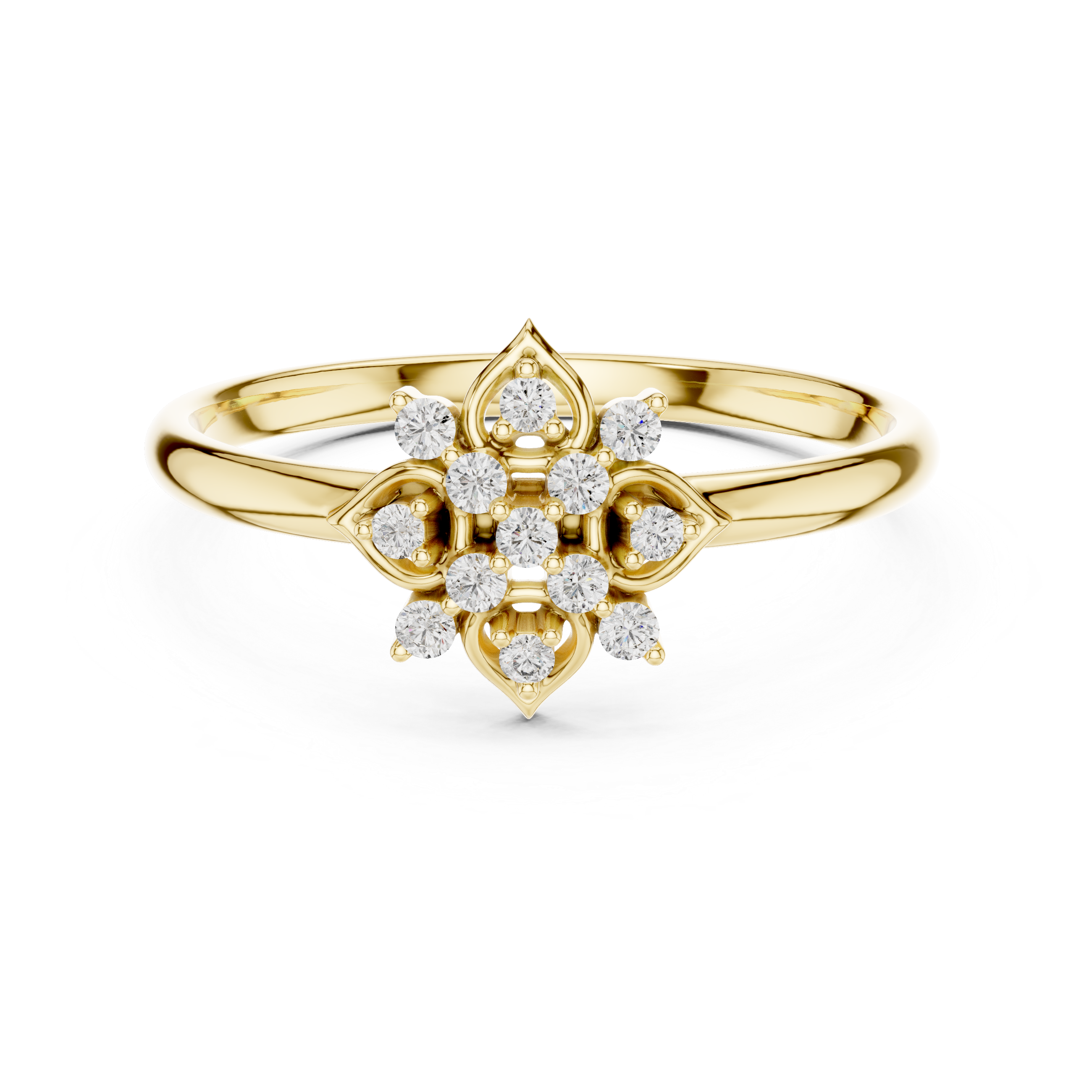 Small gold hoop earrings with sparkling diamond accents.