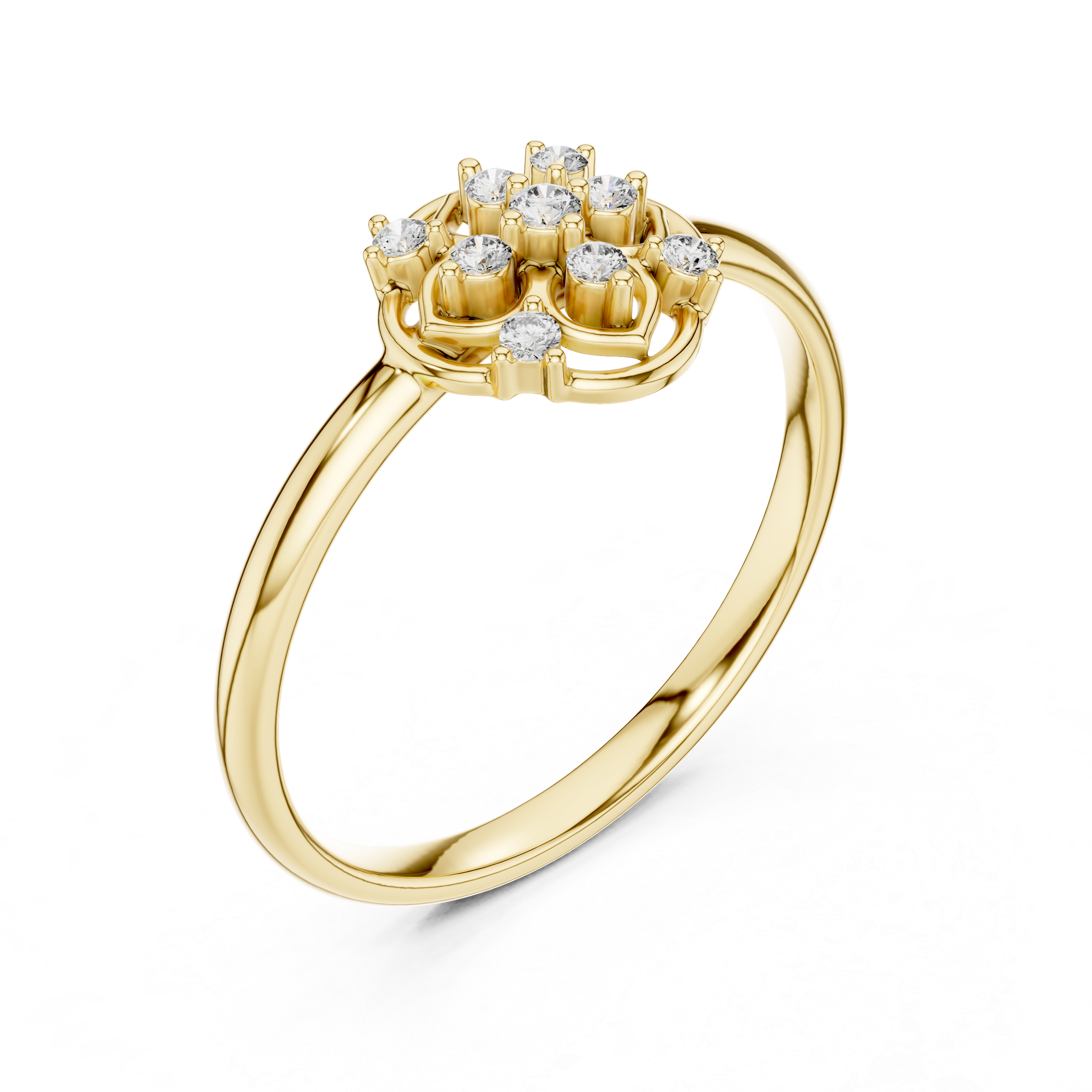 Slim cuff bracelet with refined gold styling.