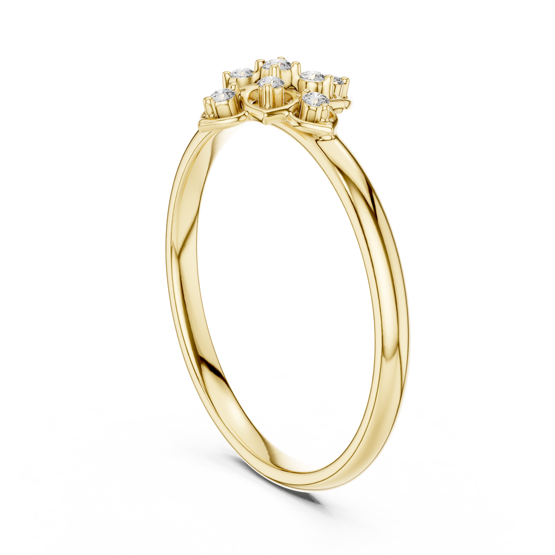 Luxury bridal necklace with polished gold finish.