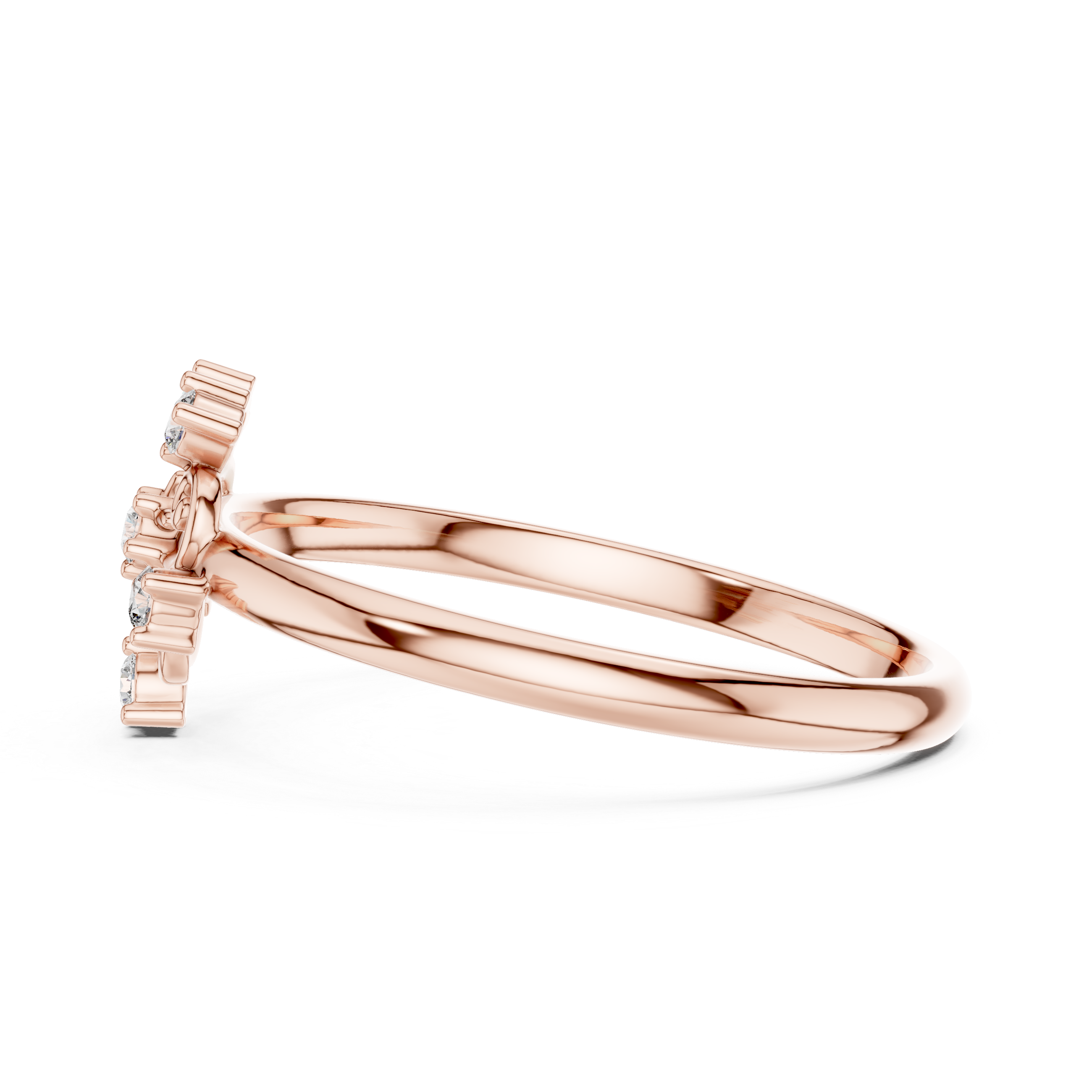 Classic gold nose hoop with minimal design.