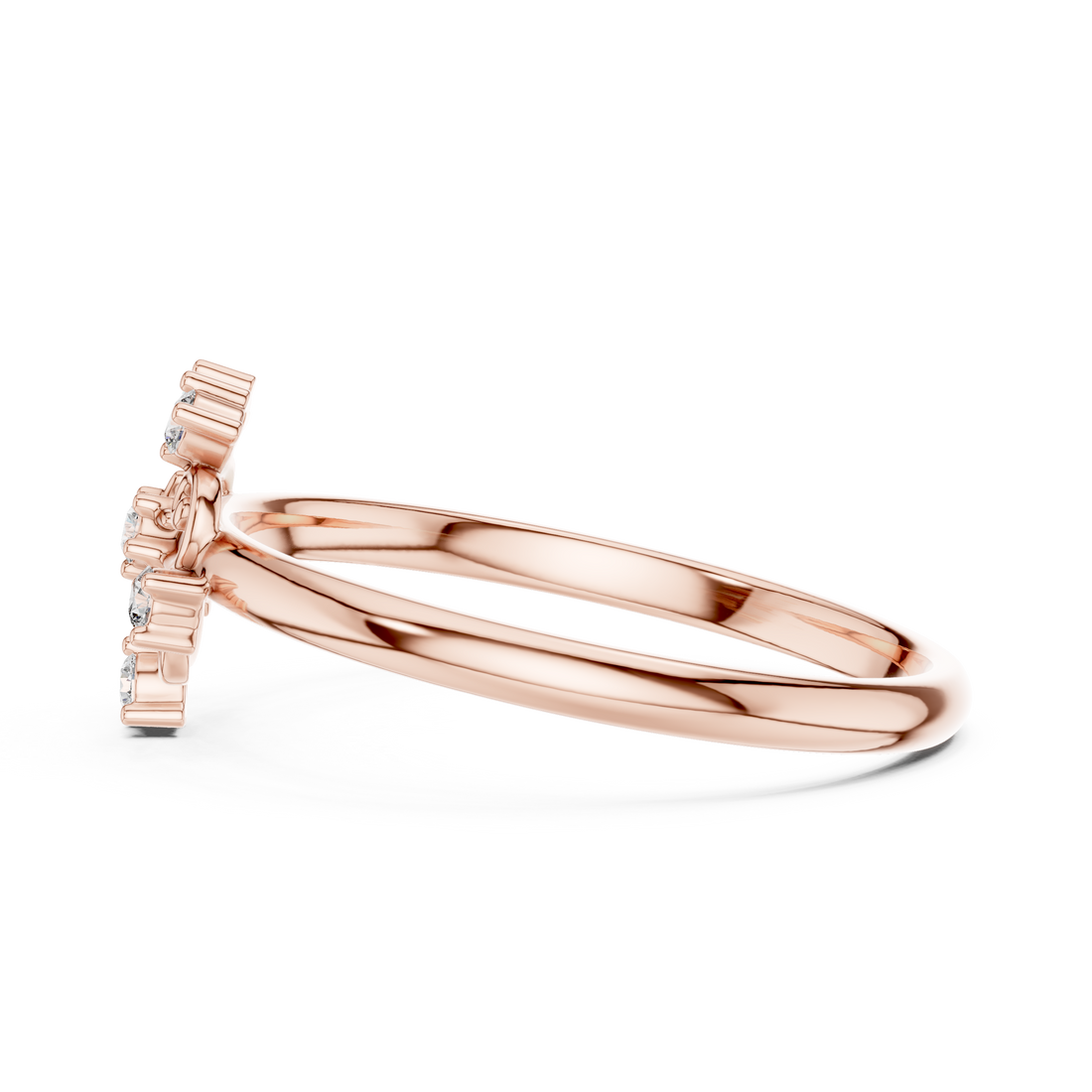 Classic gold nose hoop with minimal design.