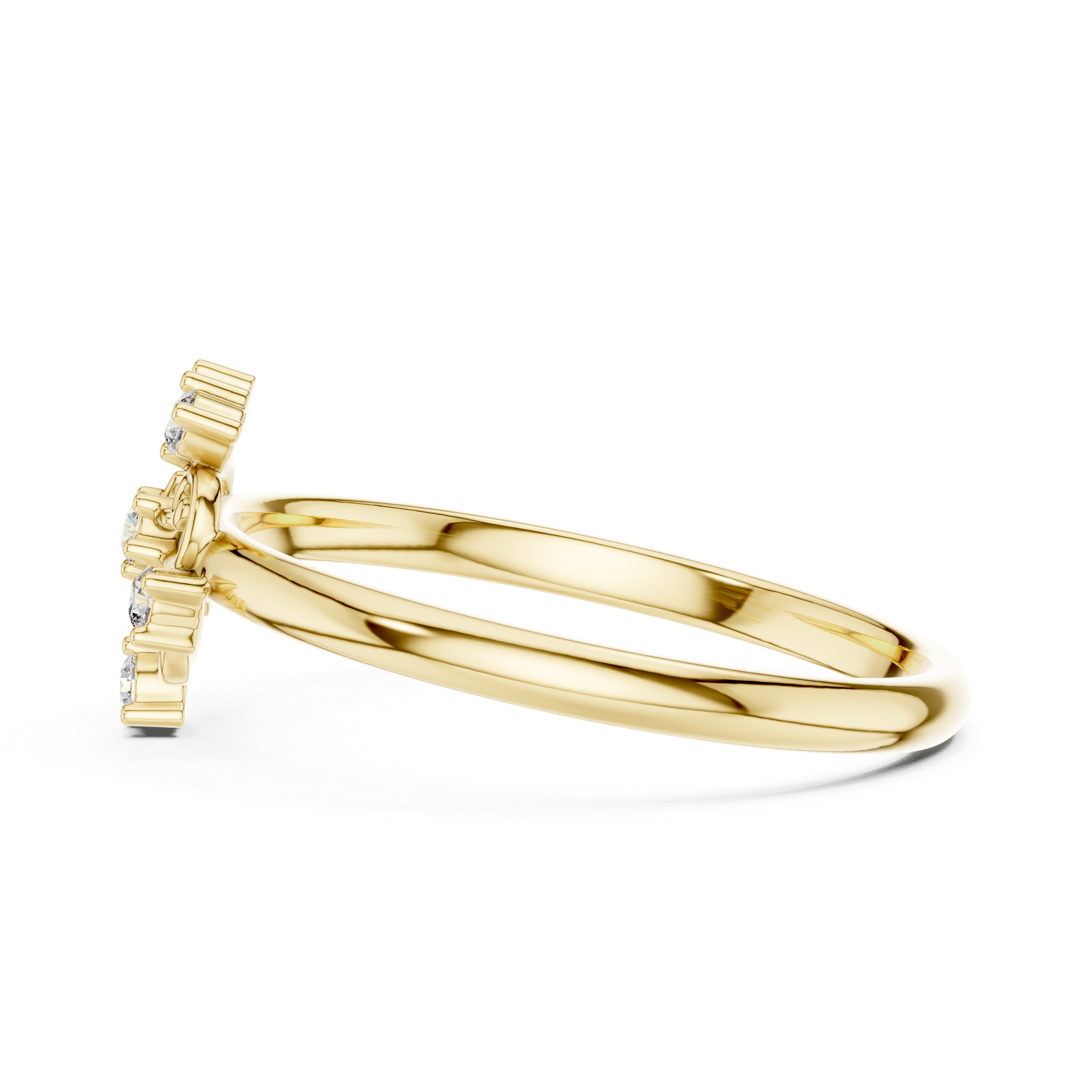 Minimal thin anklet with sleek polished design.