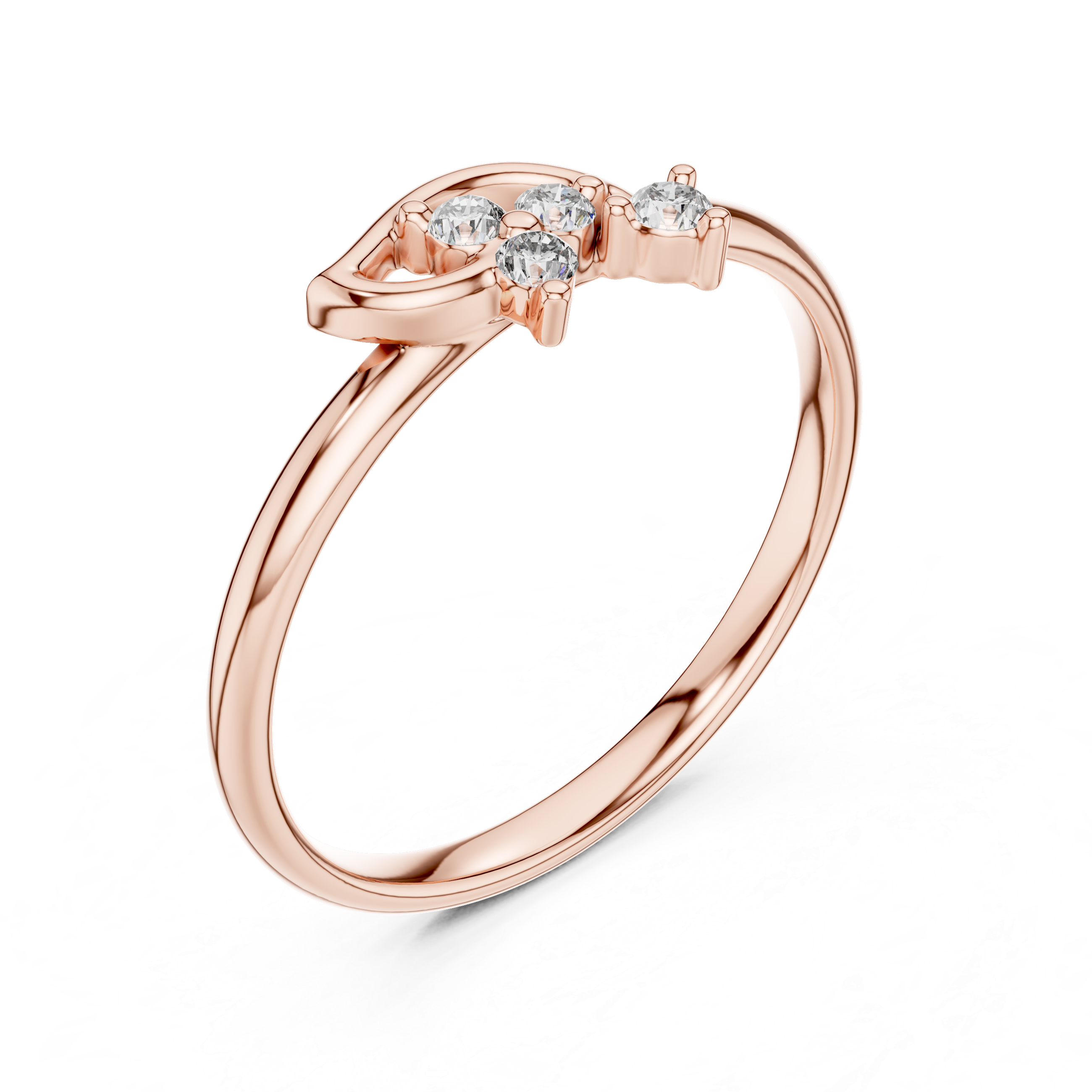 Men's heavy fashion ring with modern design.