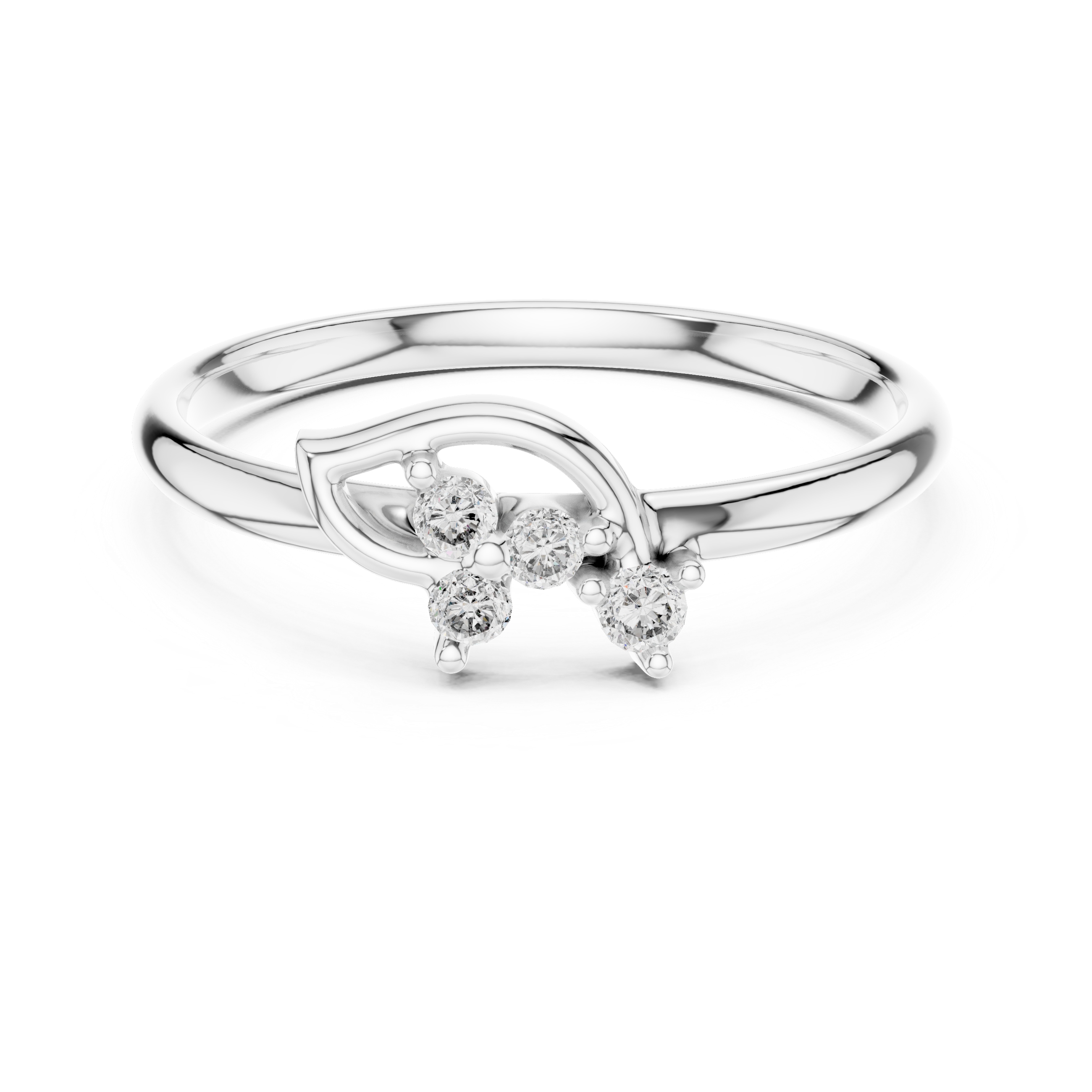 Adjustable baby ring with smooth edges.