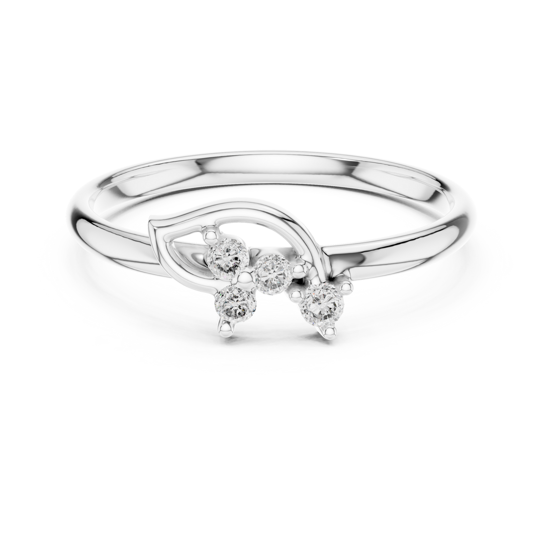 Adjustable baby ring with smooth edges.