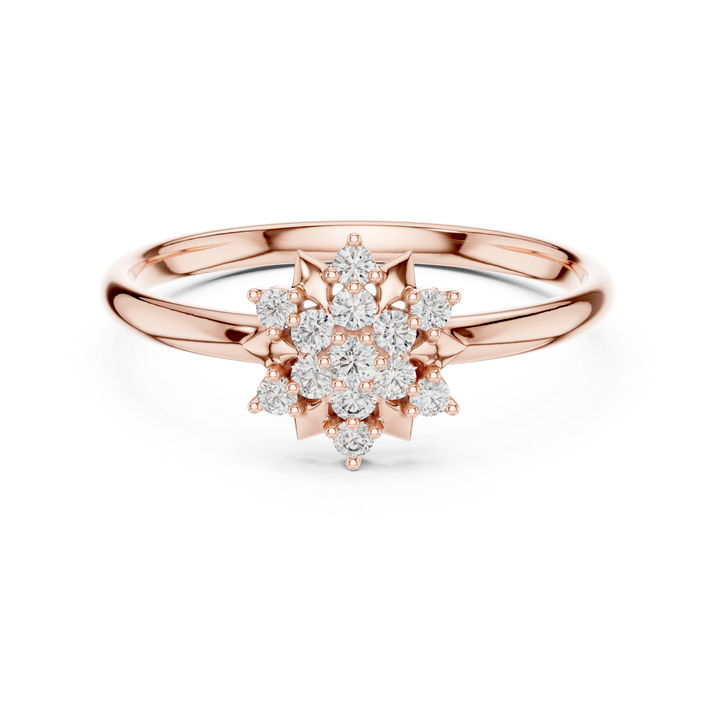 Adjustable open band ring with sleek finish.