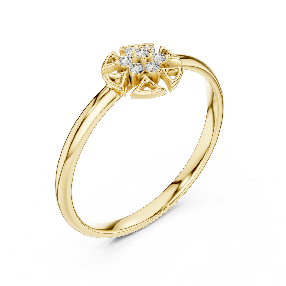 Slim stackable bangle with lightweight styling.