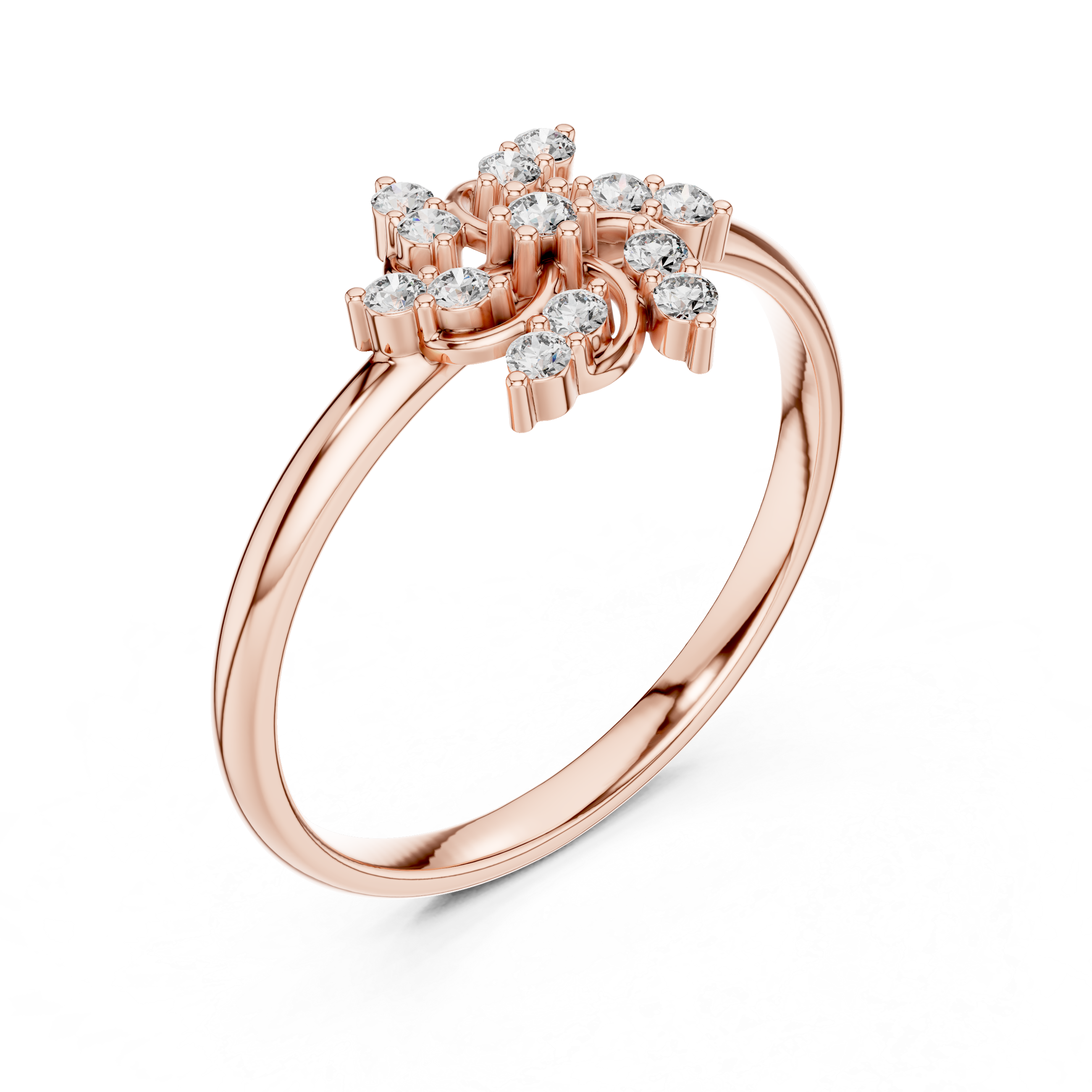 Smooth gemstone toe ring with bright sparkle.