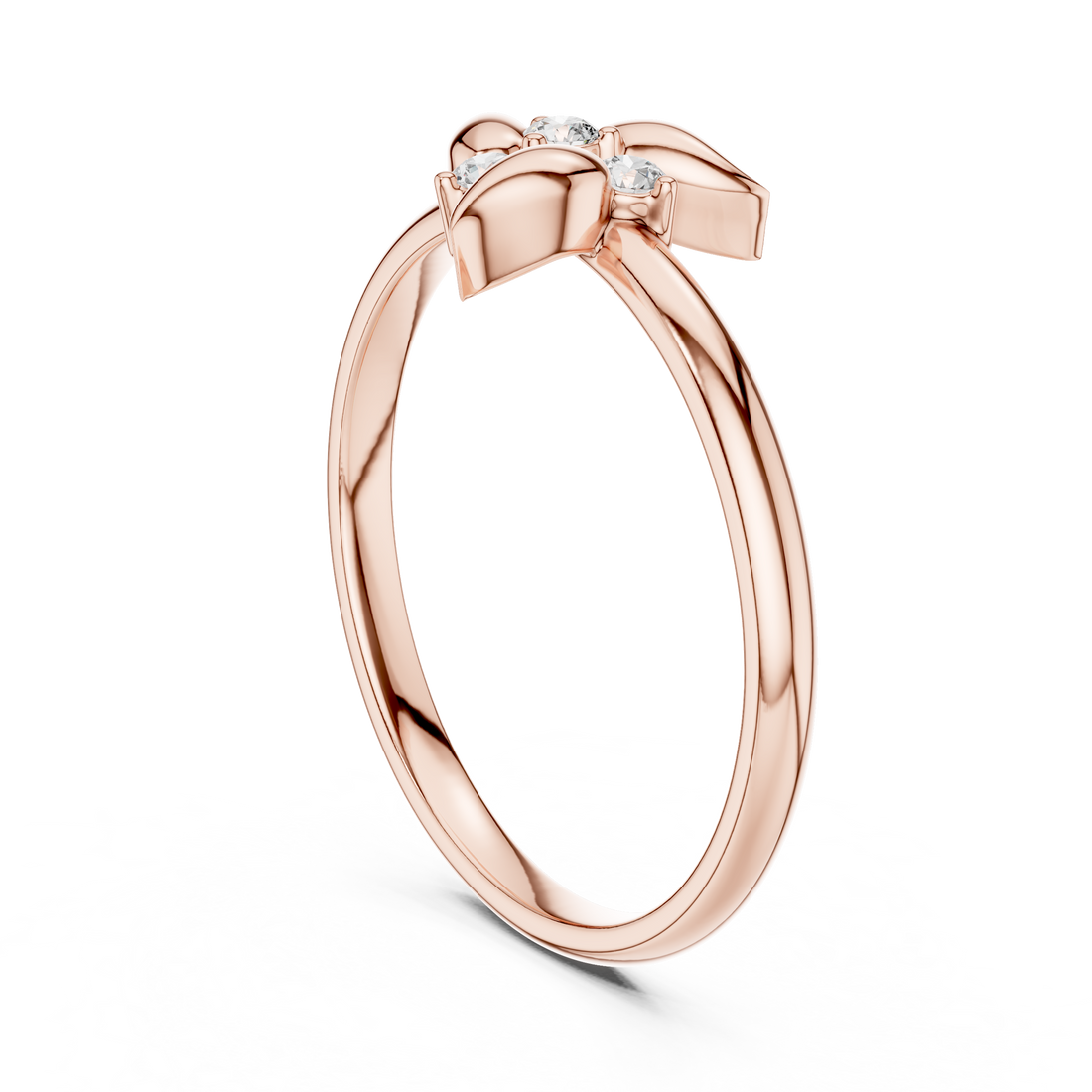 Diamond drop earrings with graceful movement.