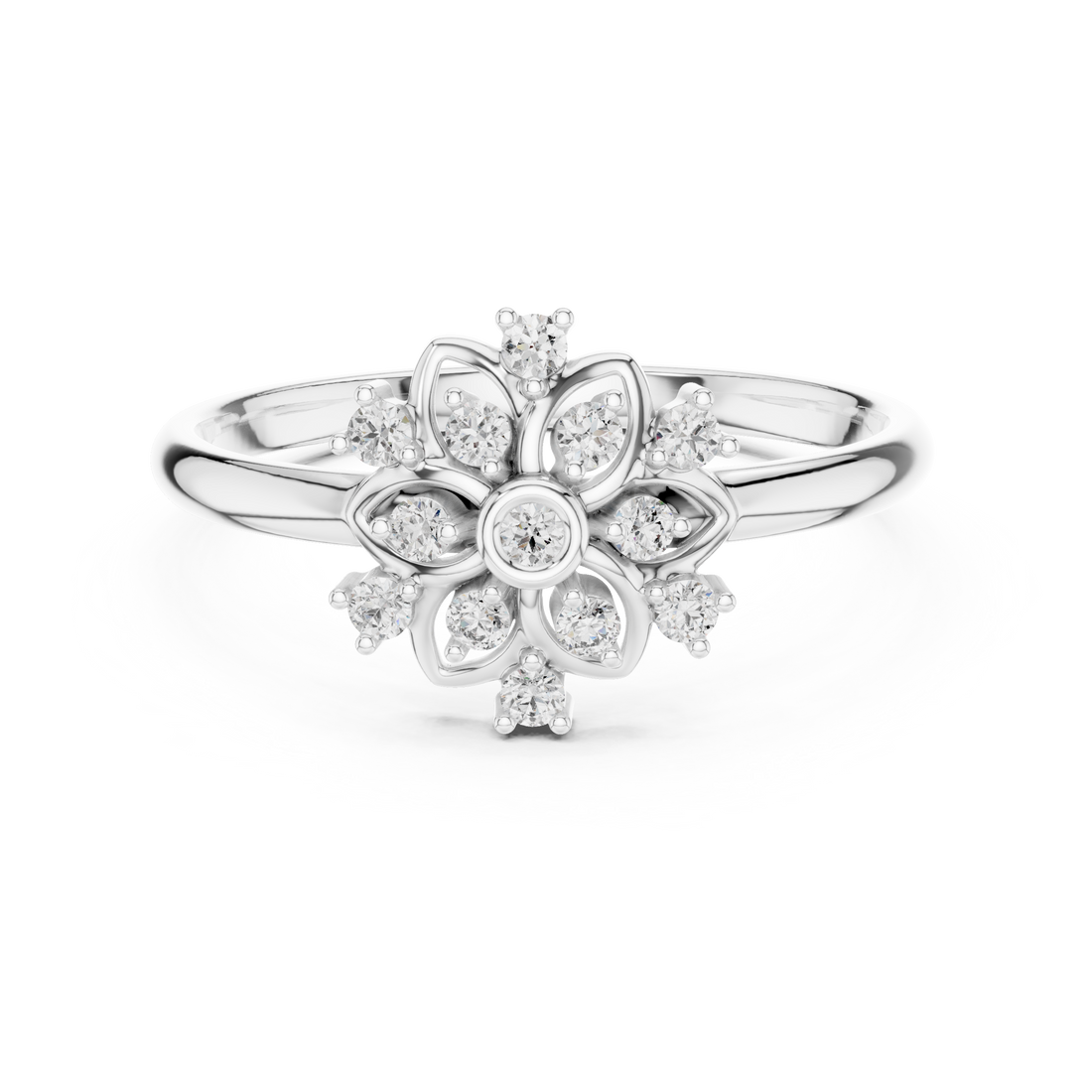 Classic engagement ring with timeless elegance.