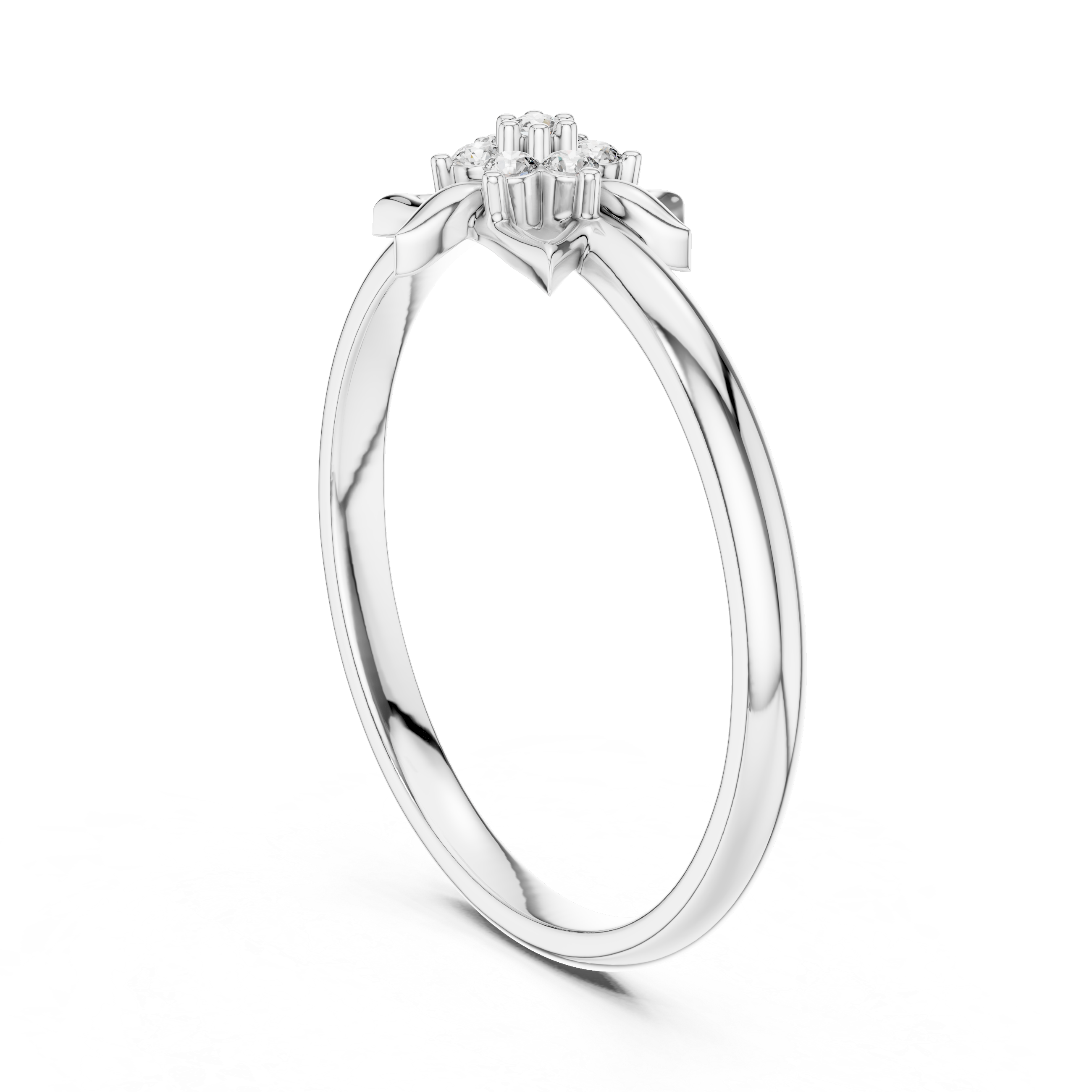 Classic pendant necklace with slim gold chain.