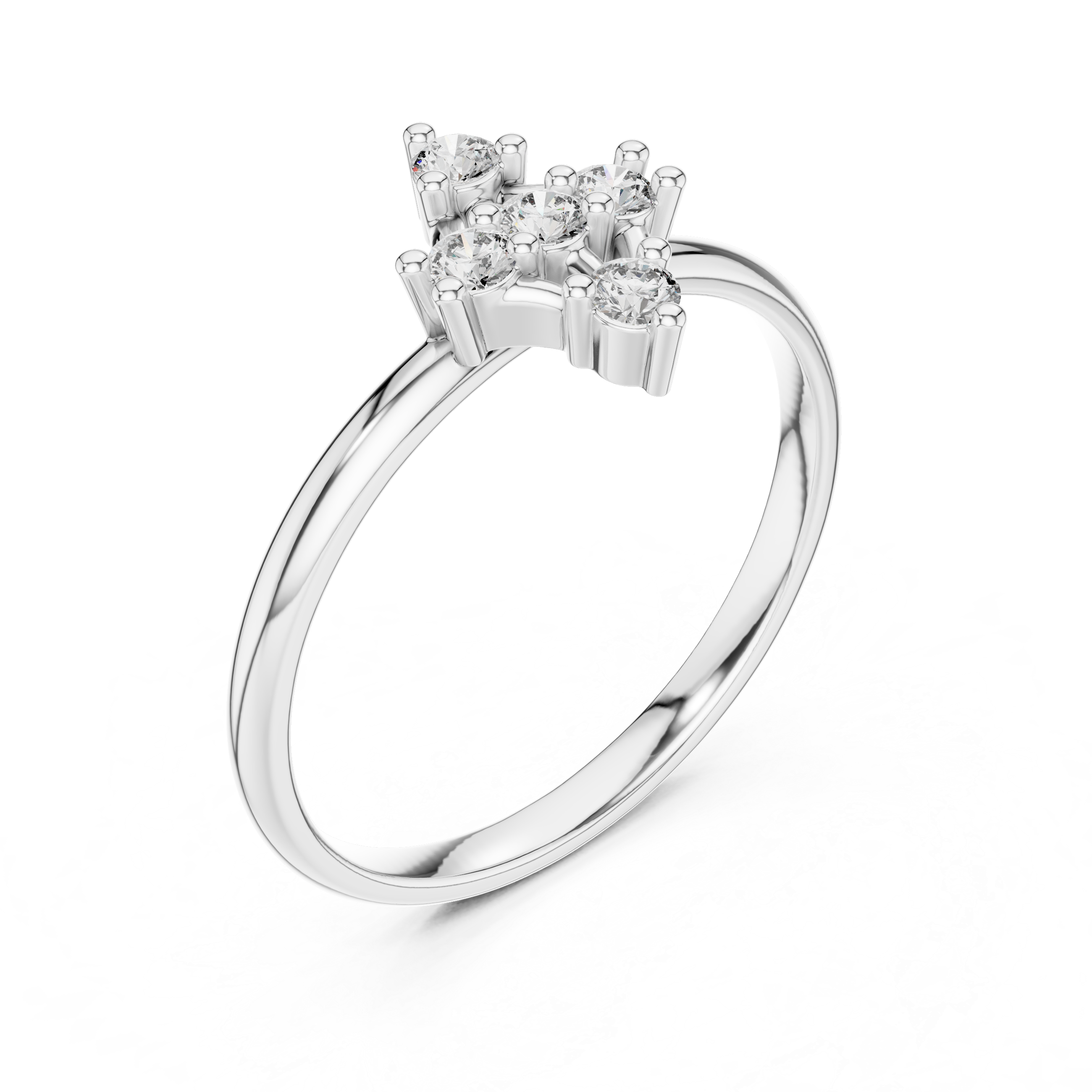 Elegant bangle bracelet with glossy polished finish.