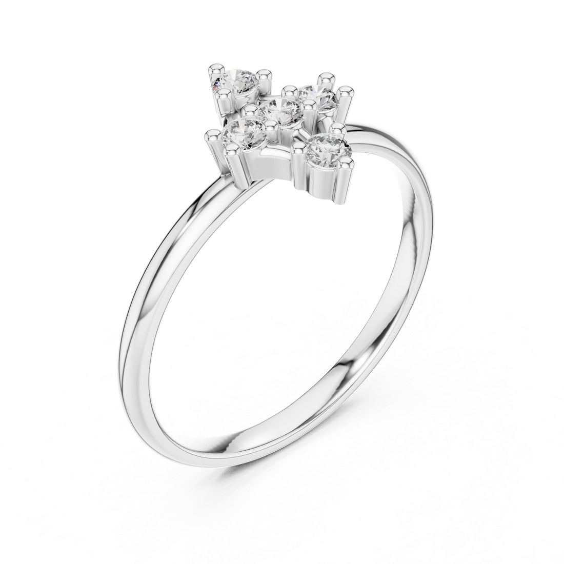Elegant bangle bracelet with glossy polished finish.