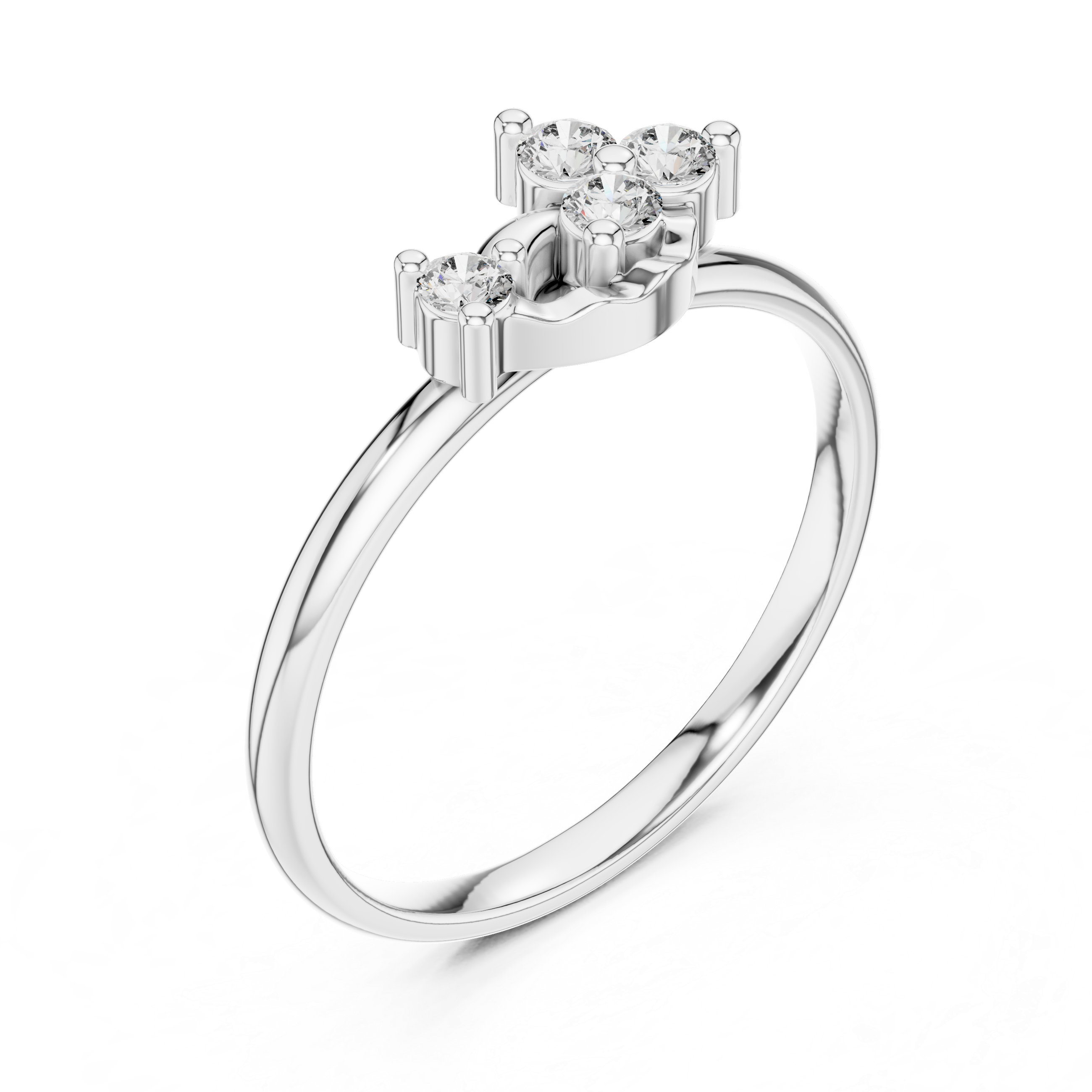 Luxury bridal necklace with bold central detail.