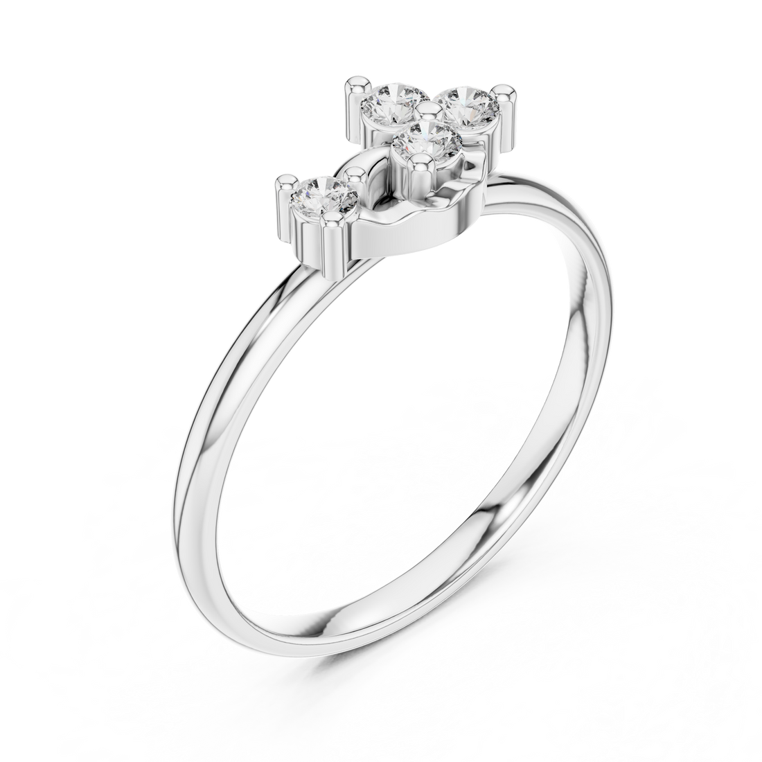 Luxury bridal necklace with bold central detail.