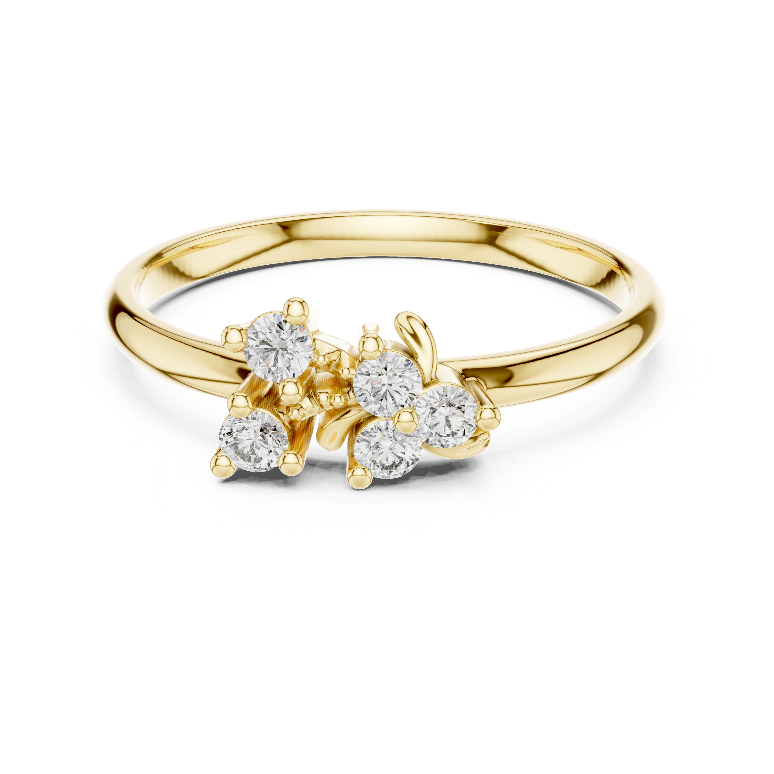 Men's heavy ring with modern polished design.