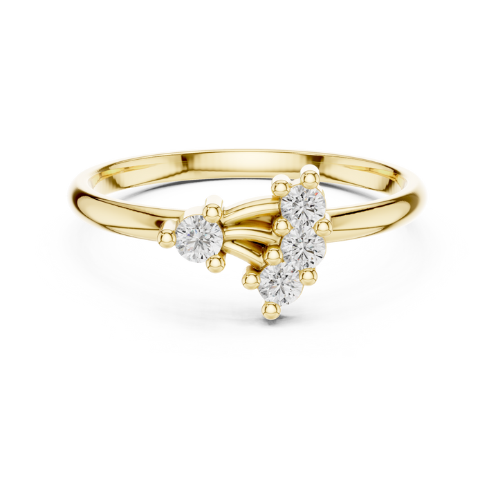 Bold link bracelet with thick polished gold links.