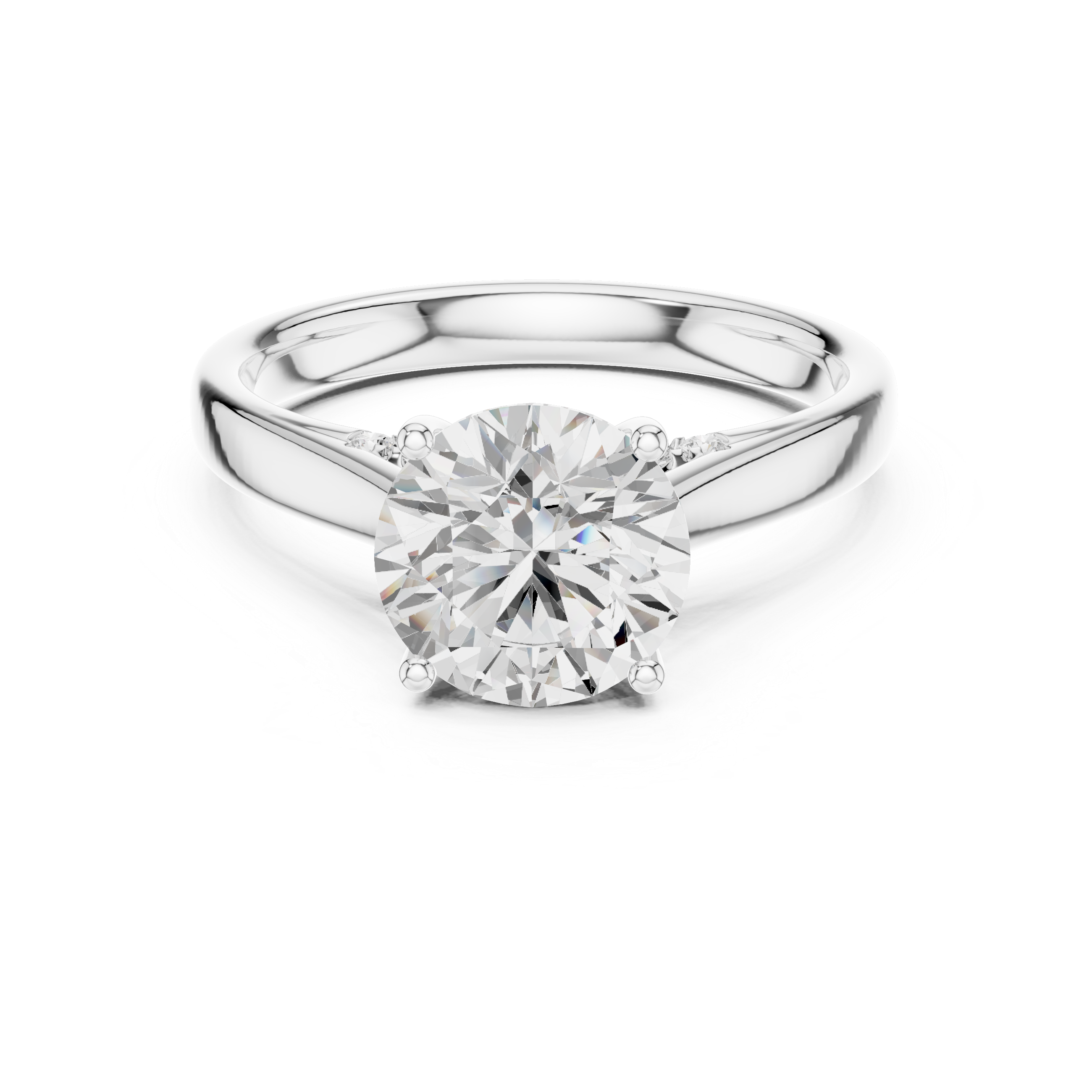 Diamond tennis bracelet with uniform sparkle.