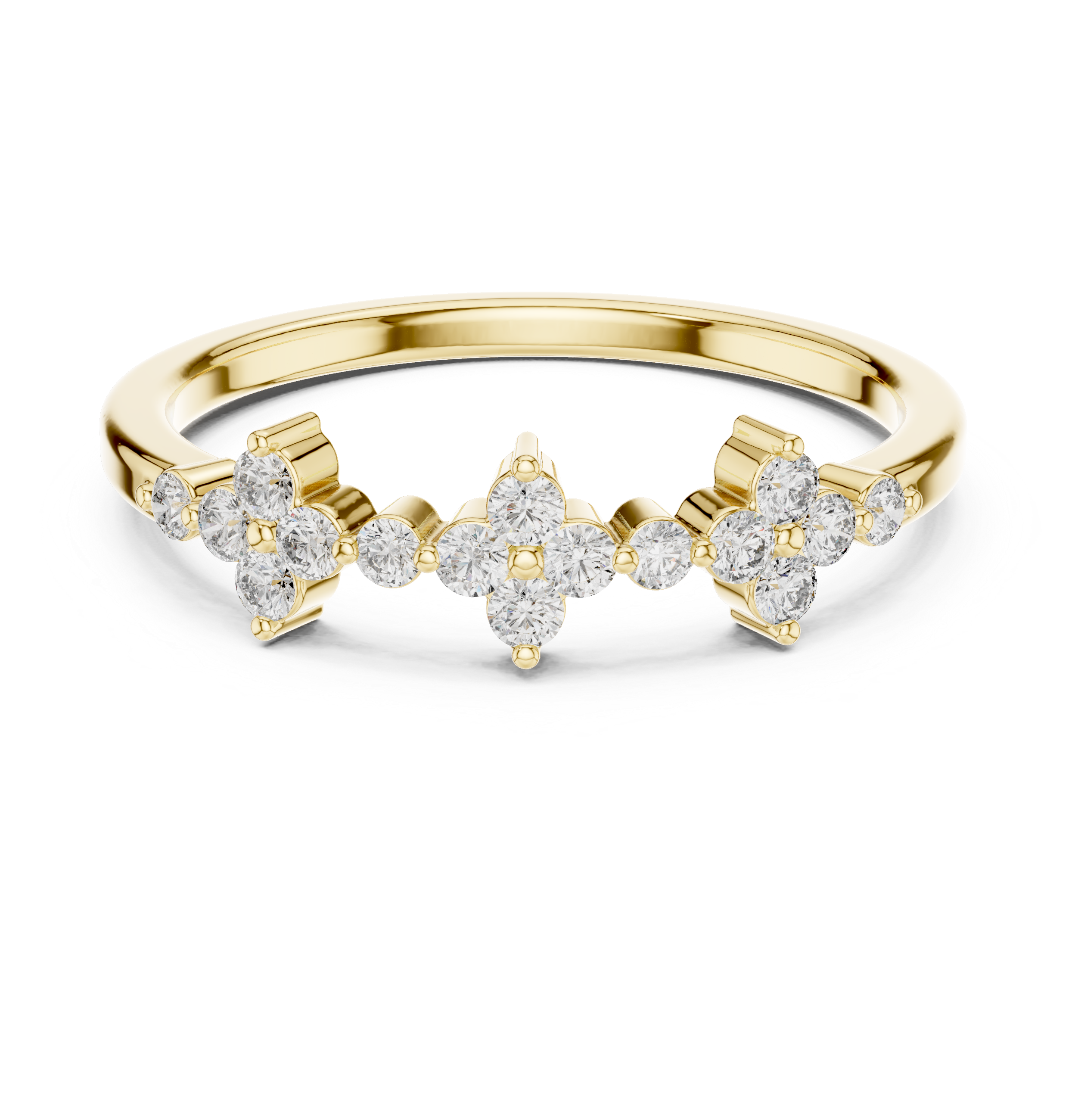Engraved bangle with floral pattern design.