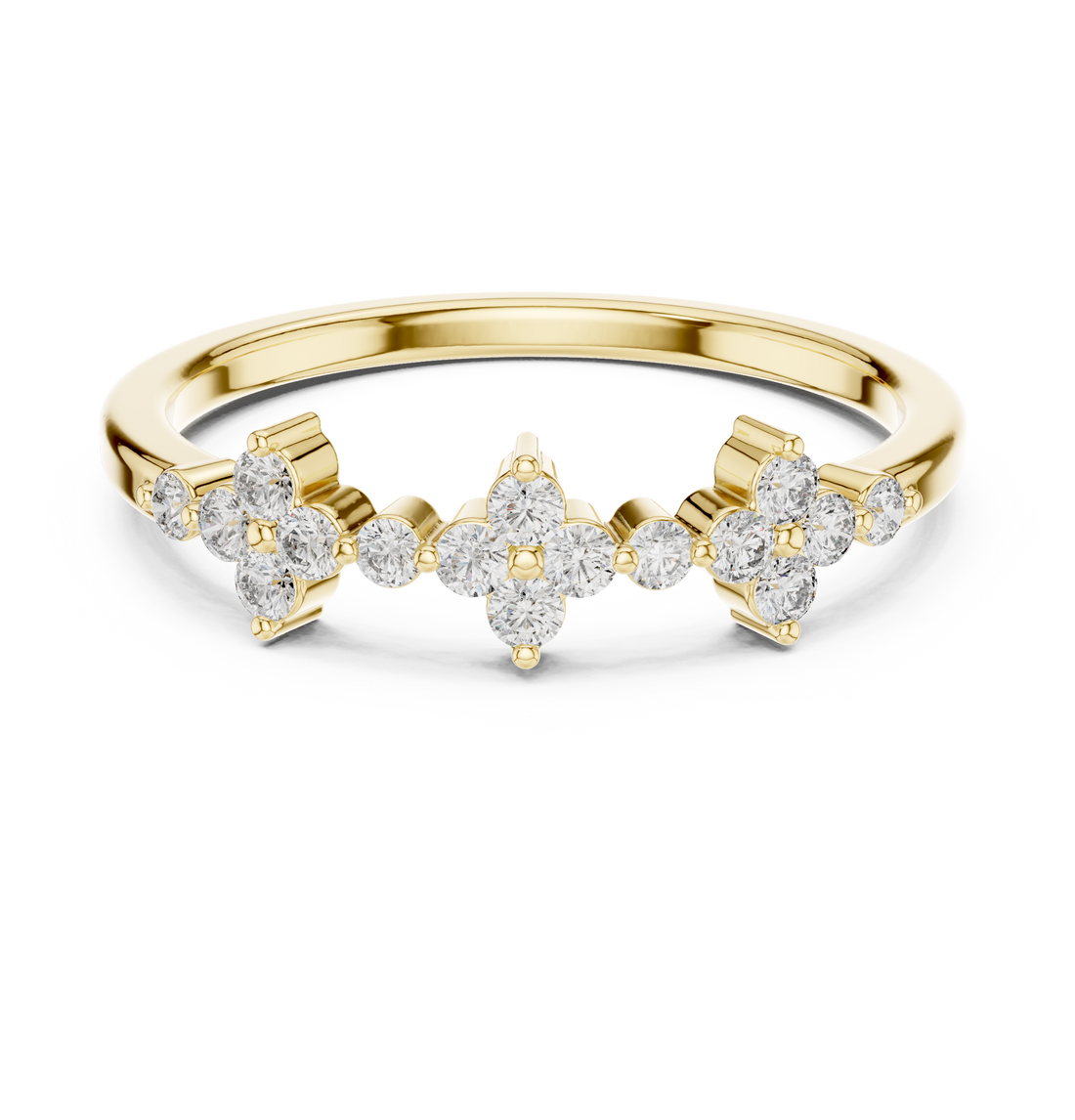 Engraved bangle with floral pattern design.