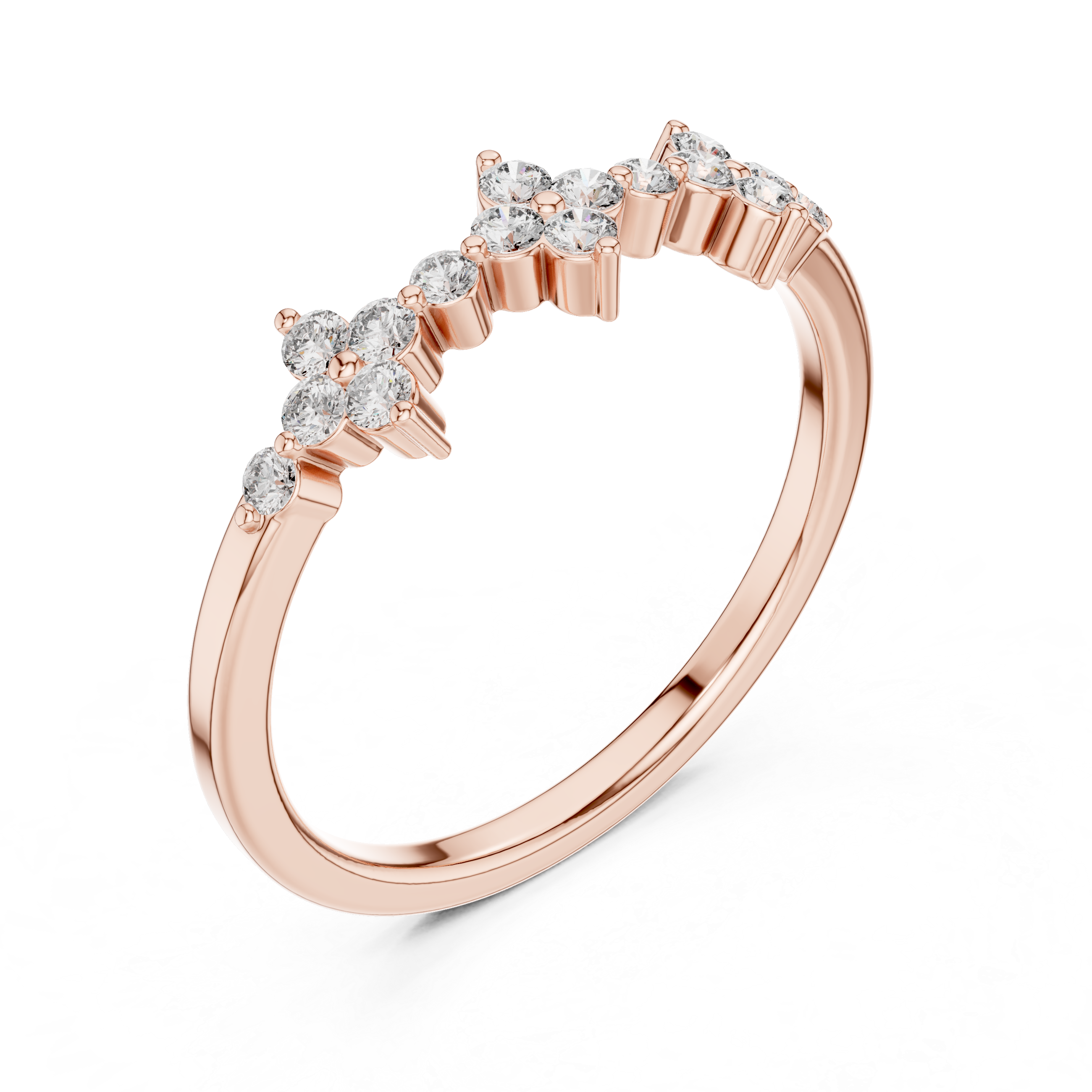 Bold cuff bangle with wide band.