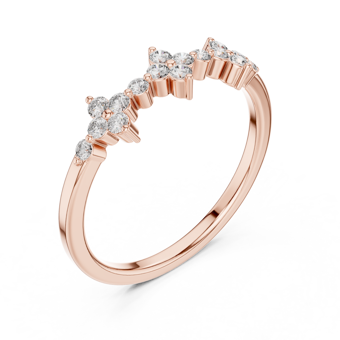 Bold cuff bangle with wide band.