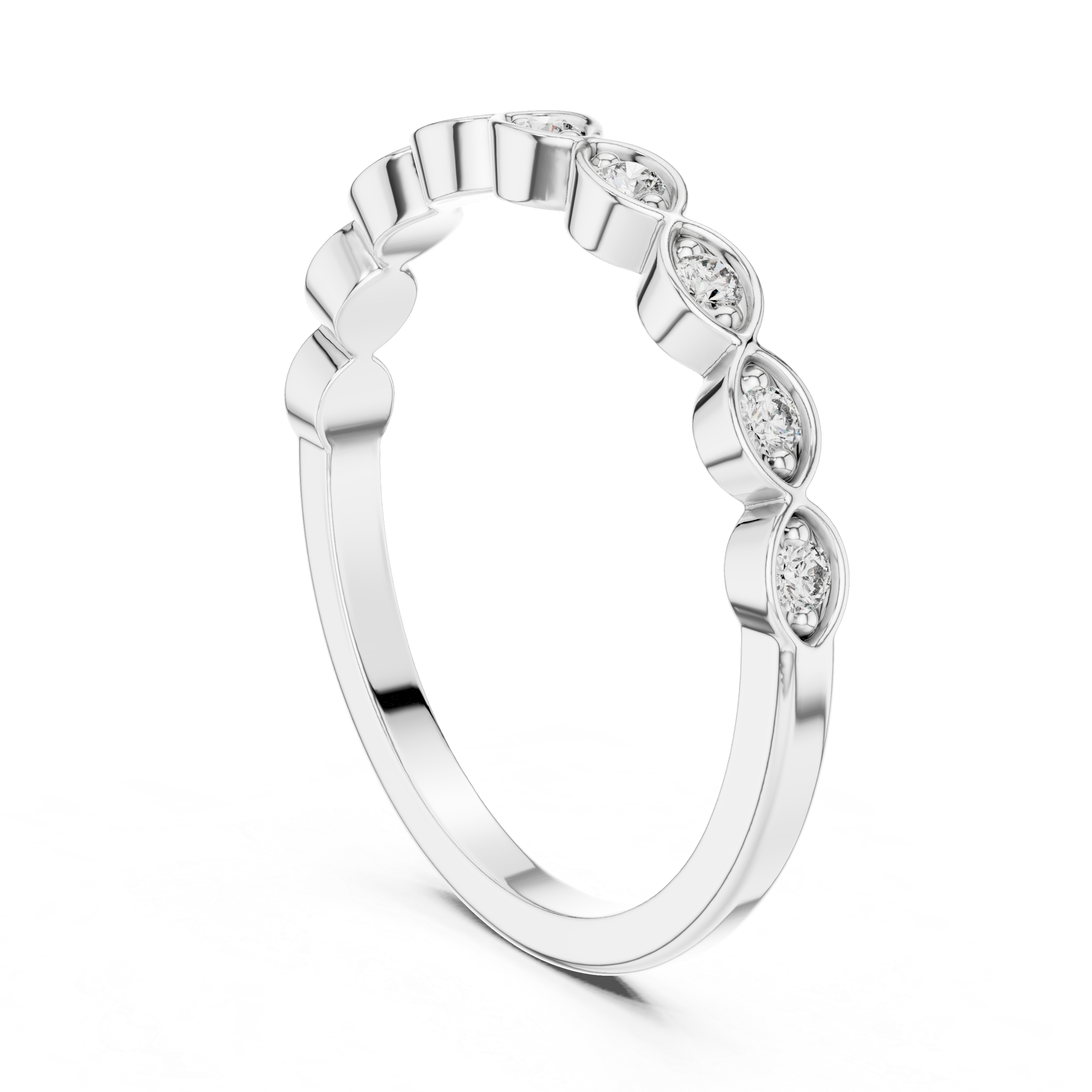 Pearl anklet with classic elegance.