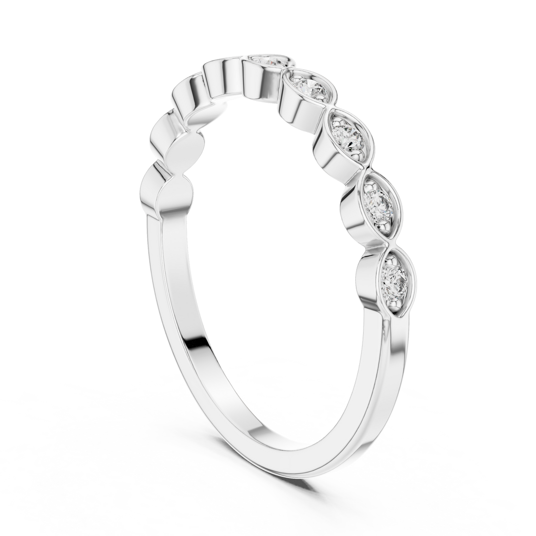 Pearl anklet with classic elegance.